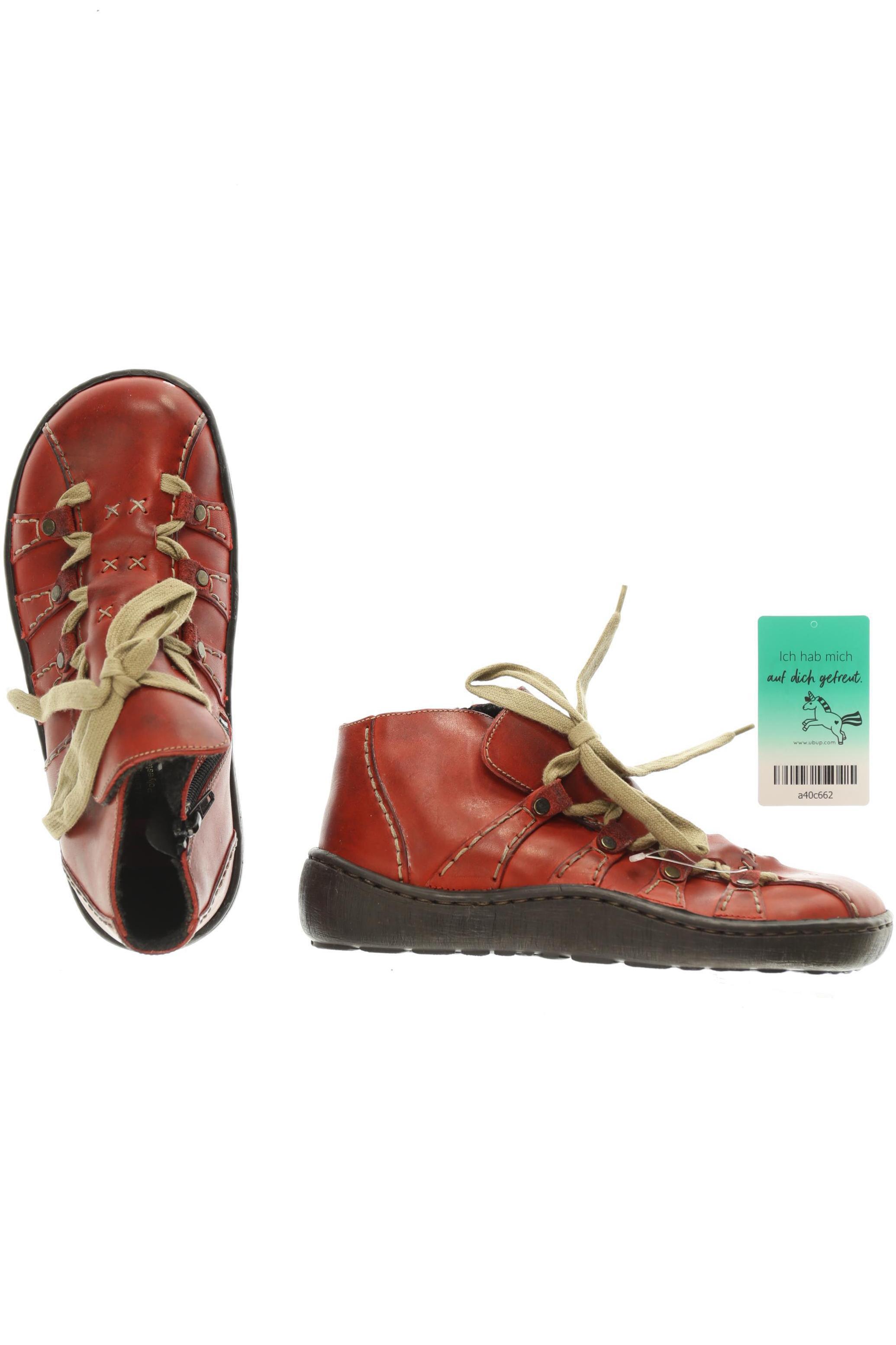 

Rieker Damen Stiefelette, rot, Gr. 36