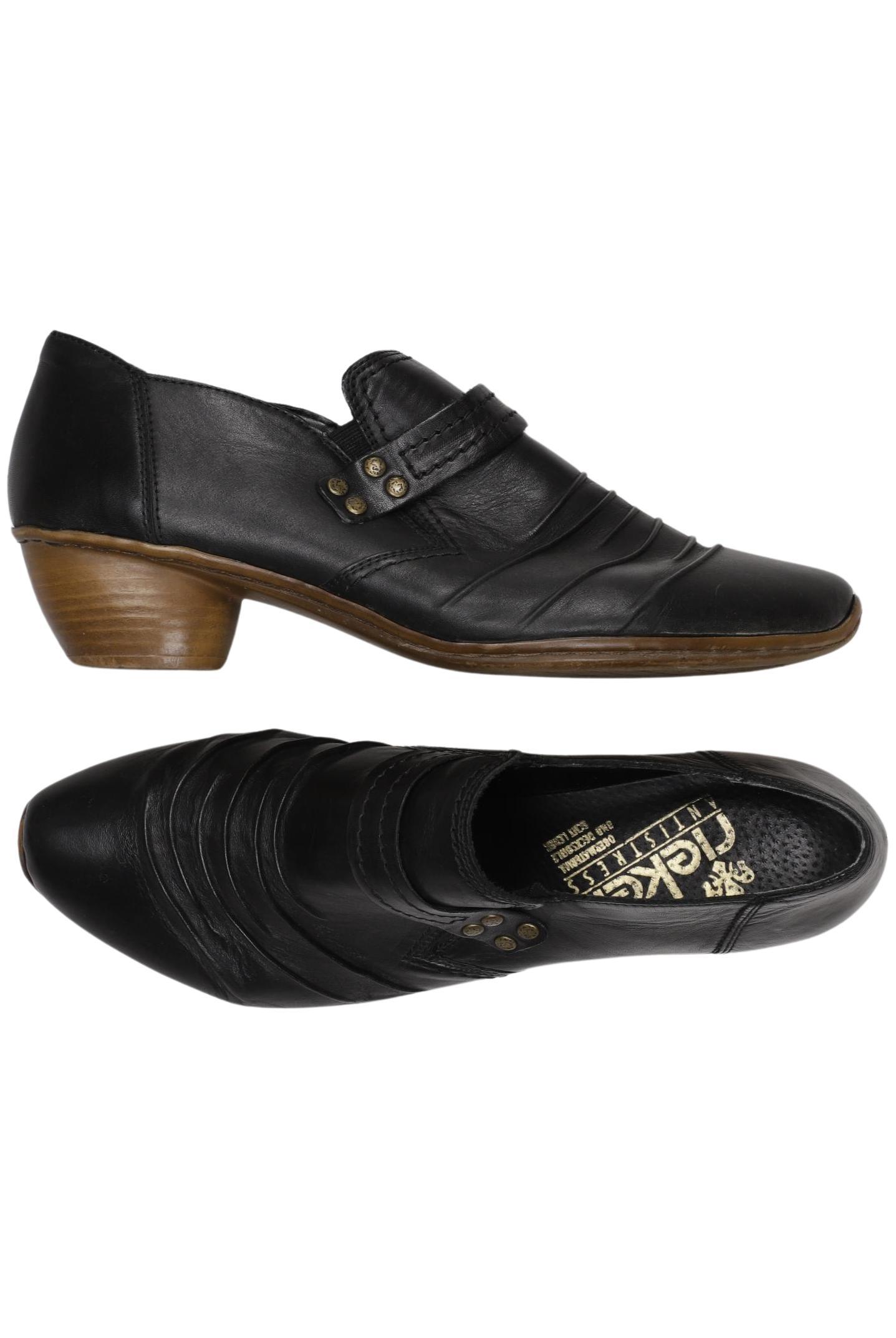 

Rieker Damen Halbschuh, schwarz, Gr. 40