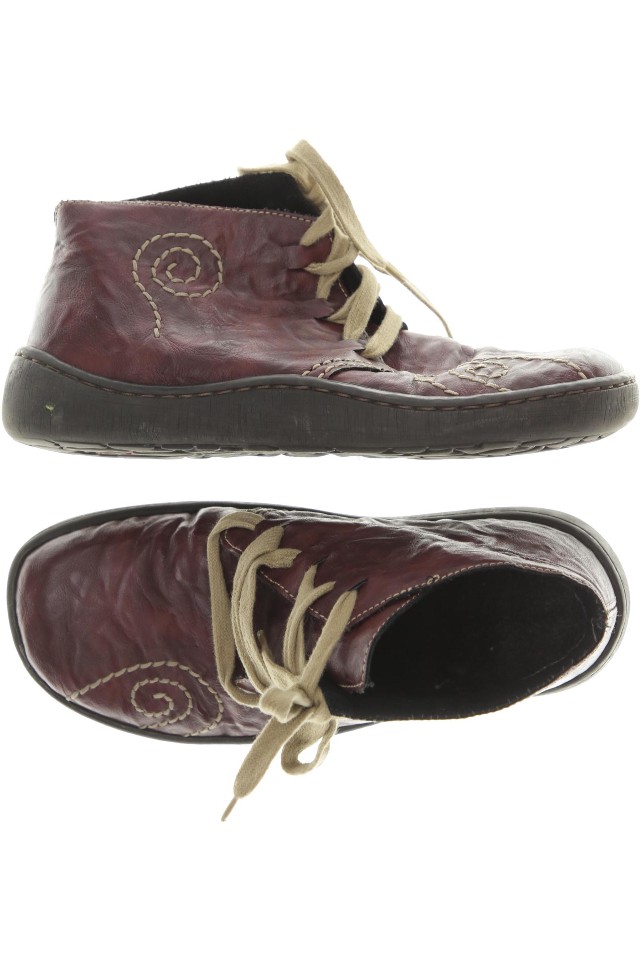 

Rieker Damen Halbschuh, rot, Gr. 38