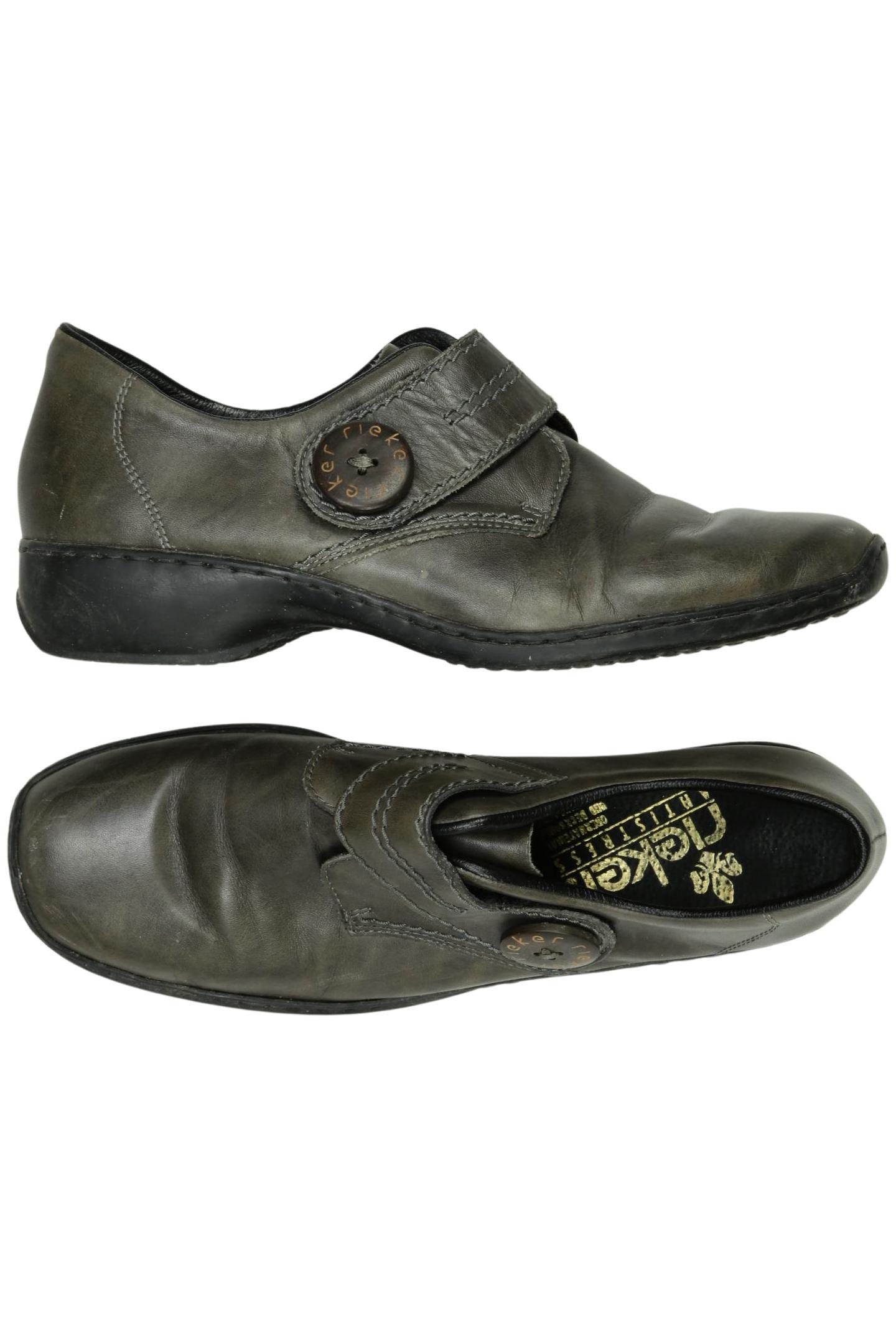 

Rieker Damen Halbschuh, grün, Gr. 40