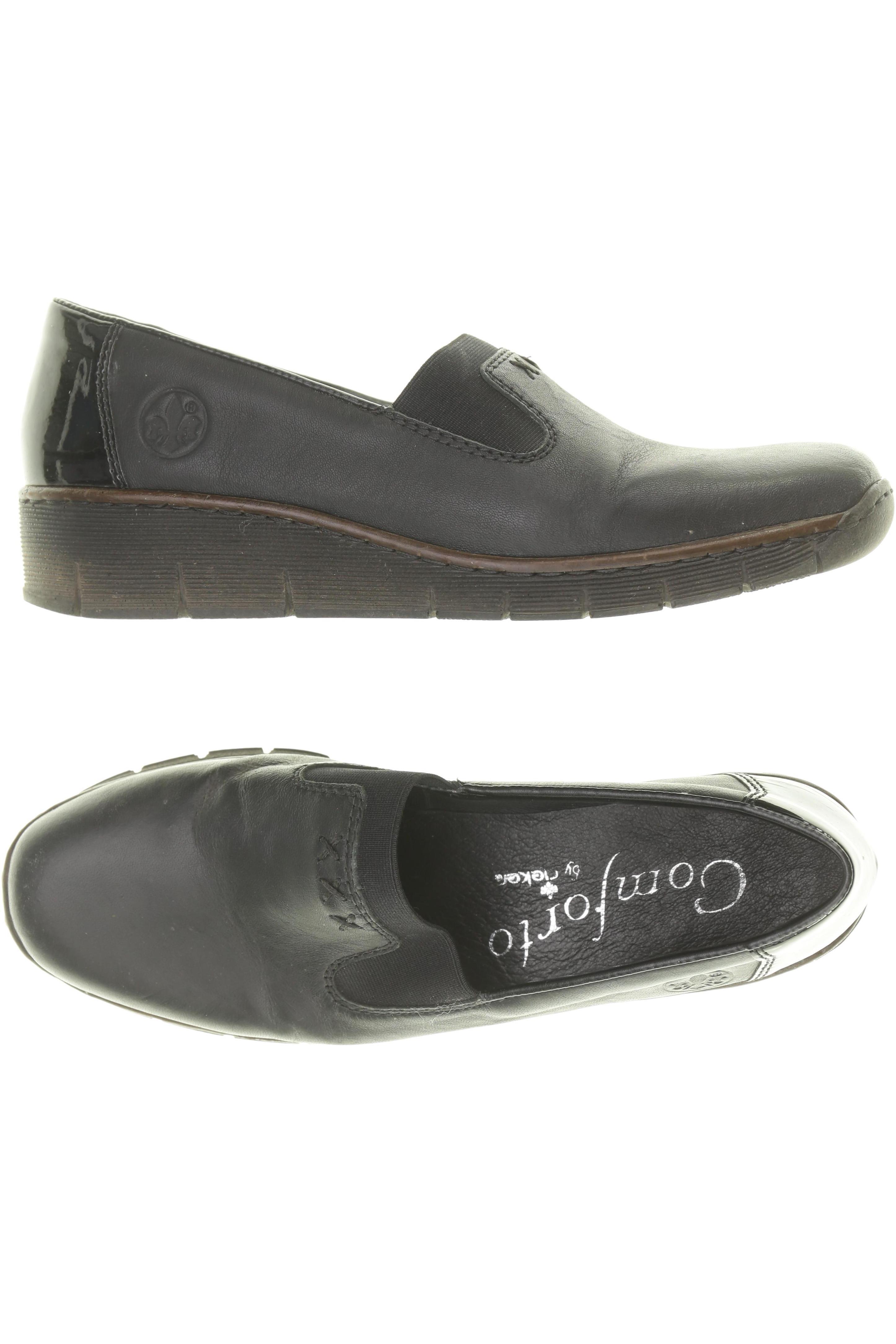 

Rieker Damen Halbschuh, schwarz, Gr. 40