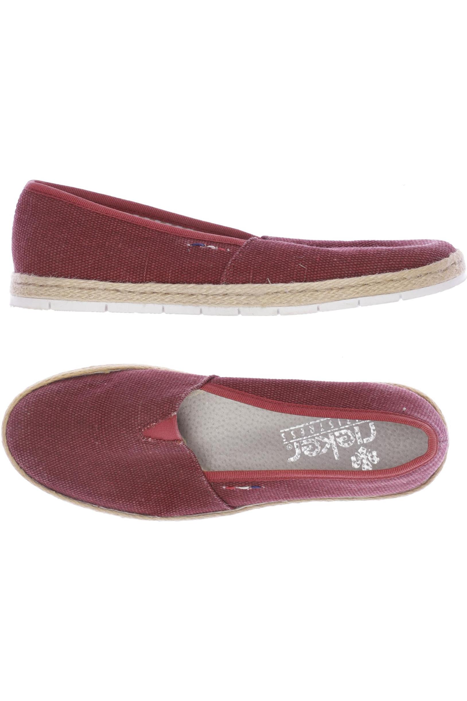 

Rieker Damen Halbschuh, rot, Gr. 37