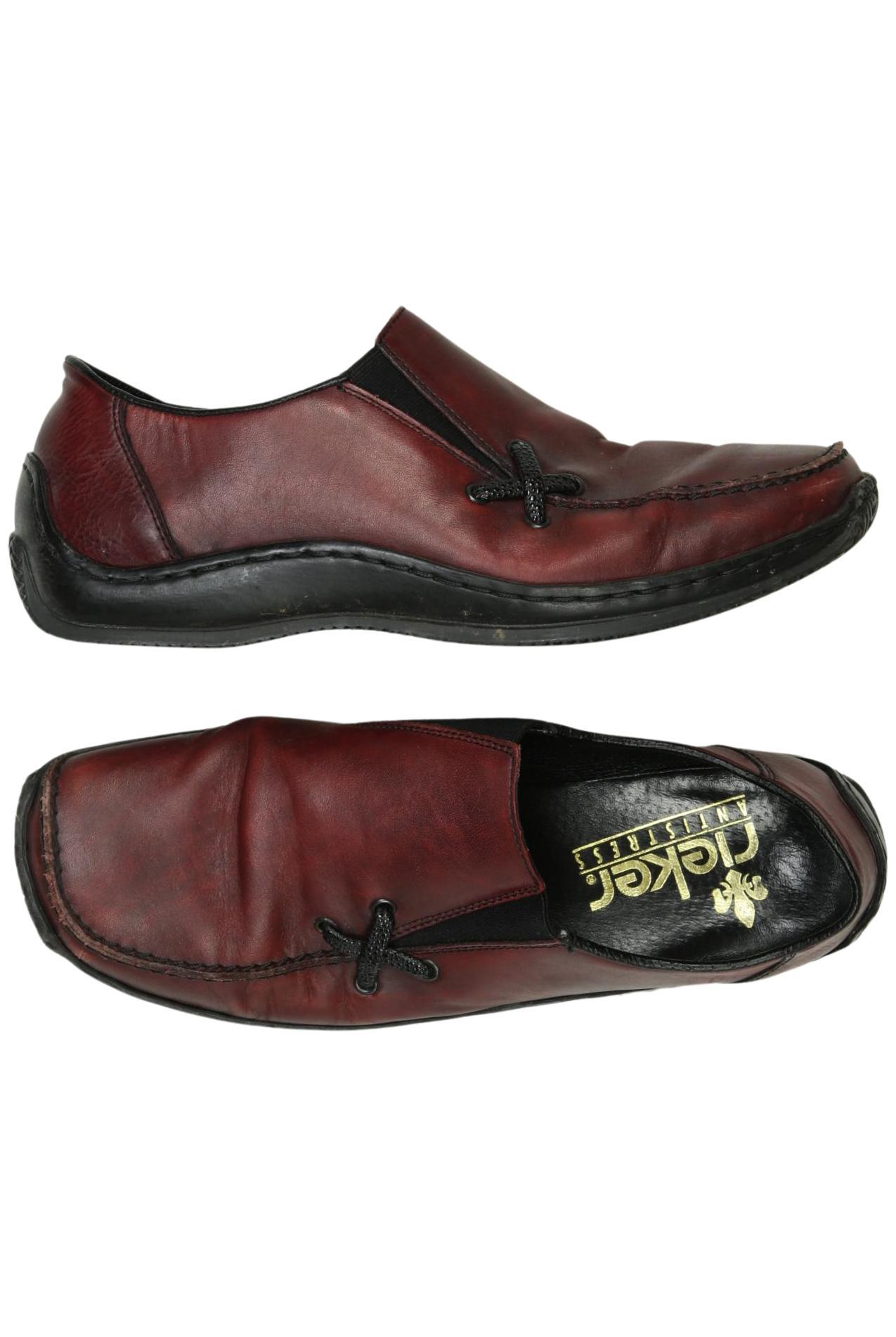 

Rieker Damen Halbschuh, bordeaux, Gr. 37