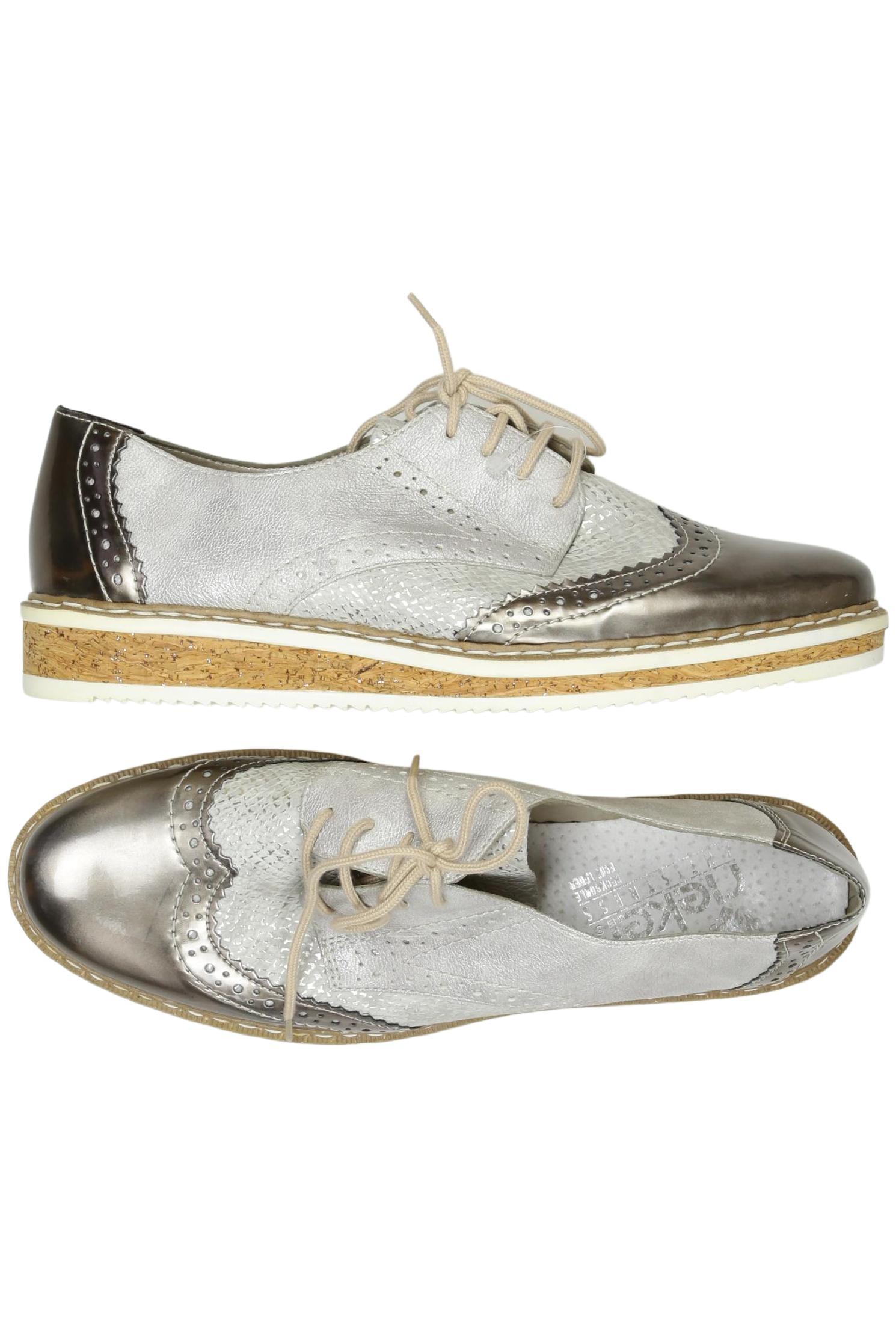 

Rieker Damen Halbschuh, beige, Gr. 40