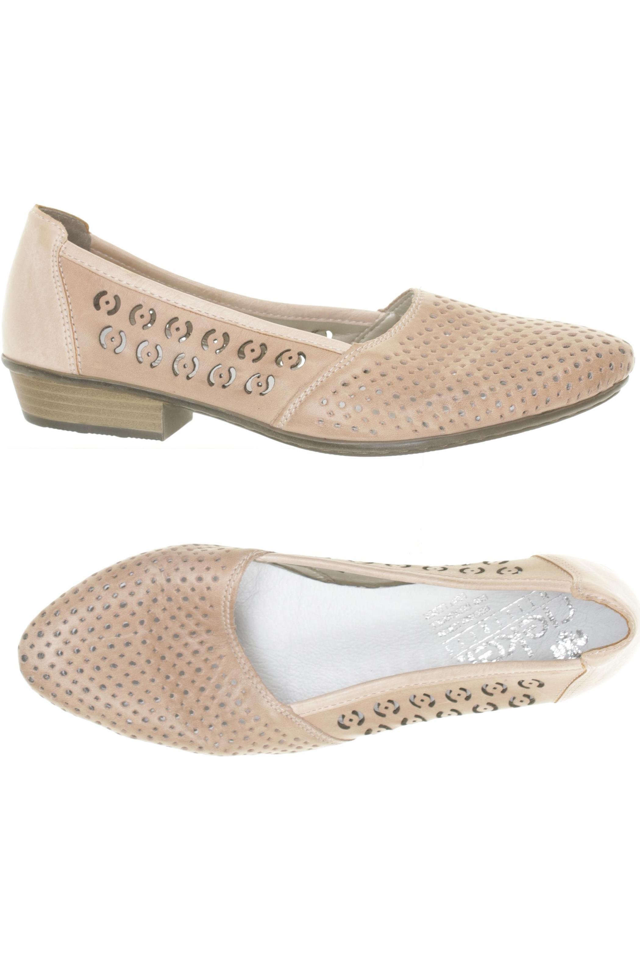 

Rieker Damen Halbschuh, beige, Gr. 36