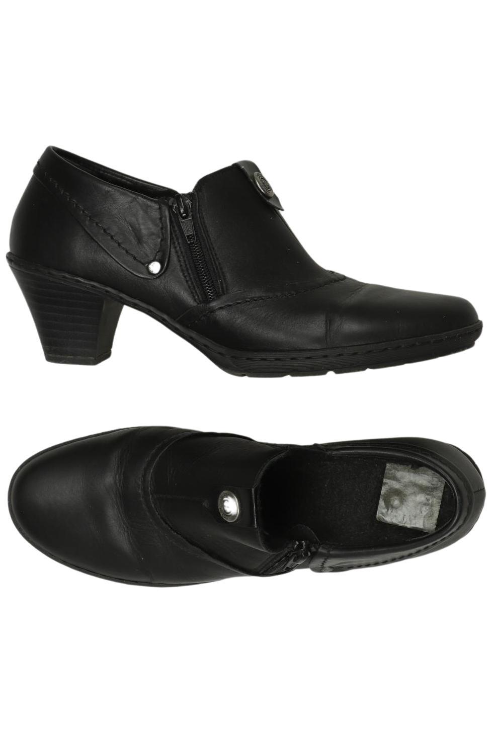 

Rieker Damen Halbschuh, schwarz, Gr. 40