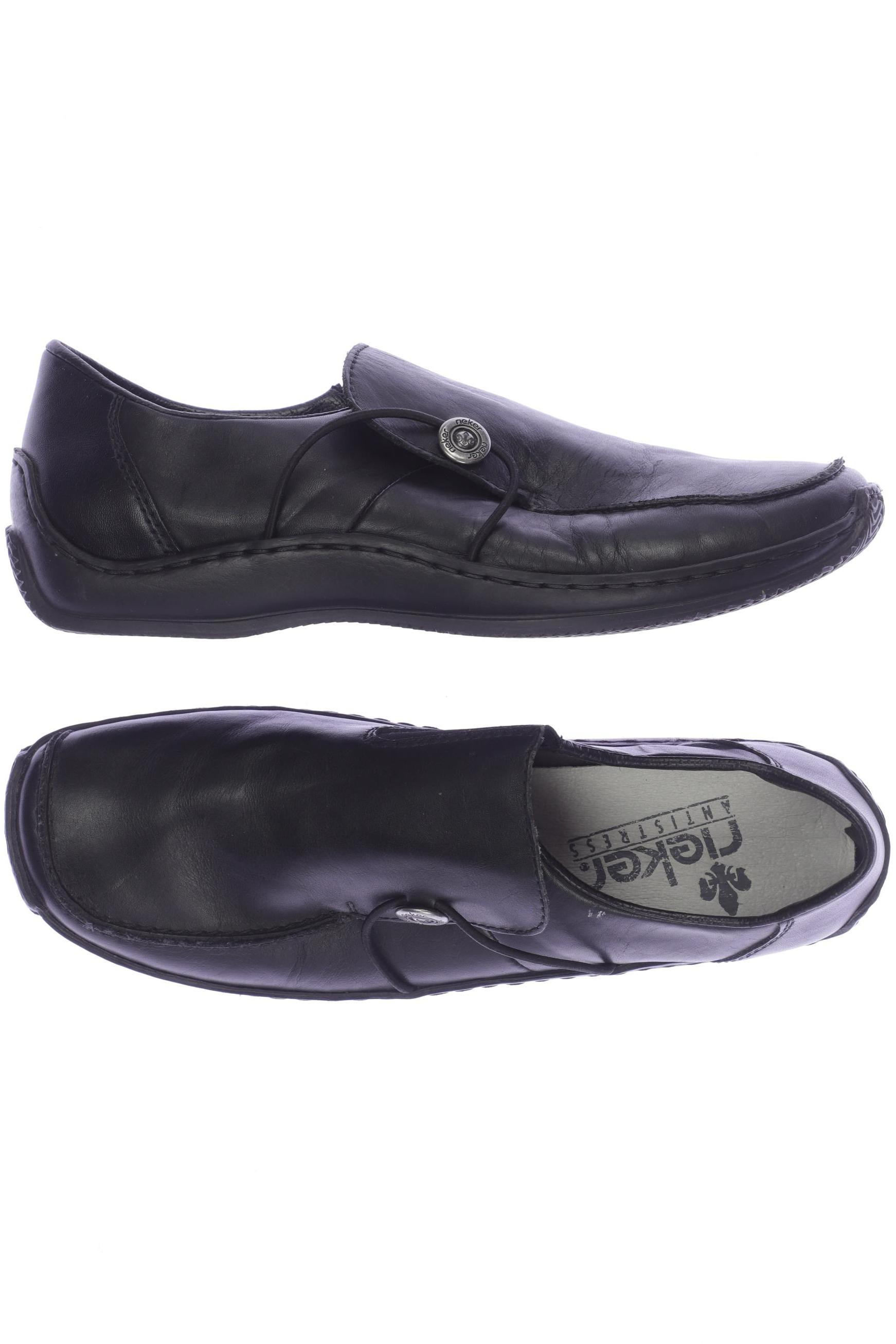 

Rieker Damen Halbschuh, schwarz, Gr. 40