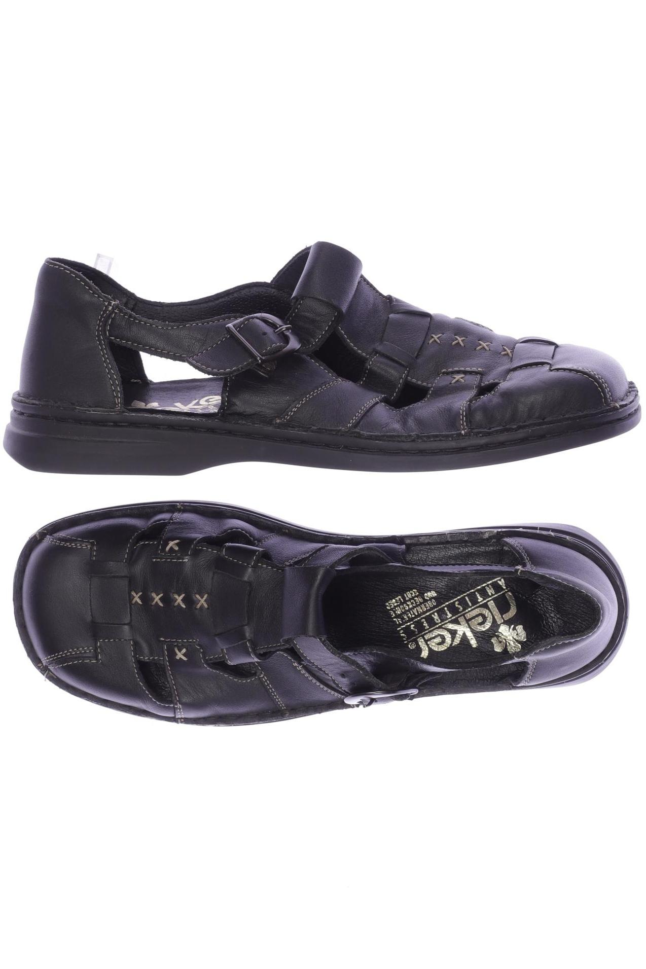 

Rieker Damen Halbschuh, schwarz, Gr. 40
