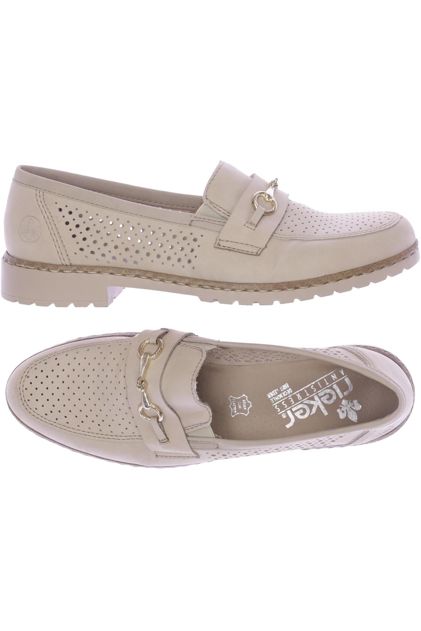 

Rieker Damen Halbschuh, beige, Gr. 40