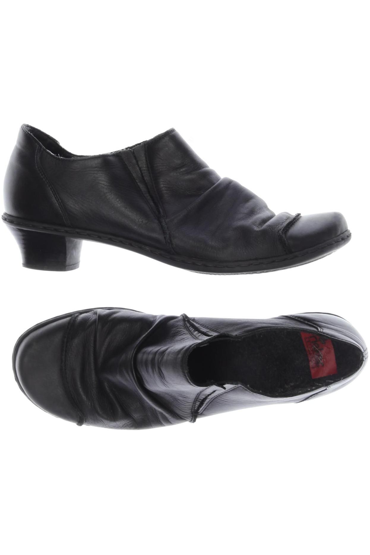 

Rieker Damen Halbschuh, schwarz, Gr. 40