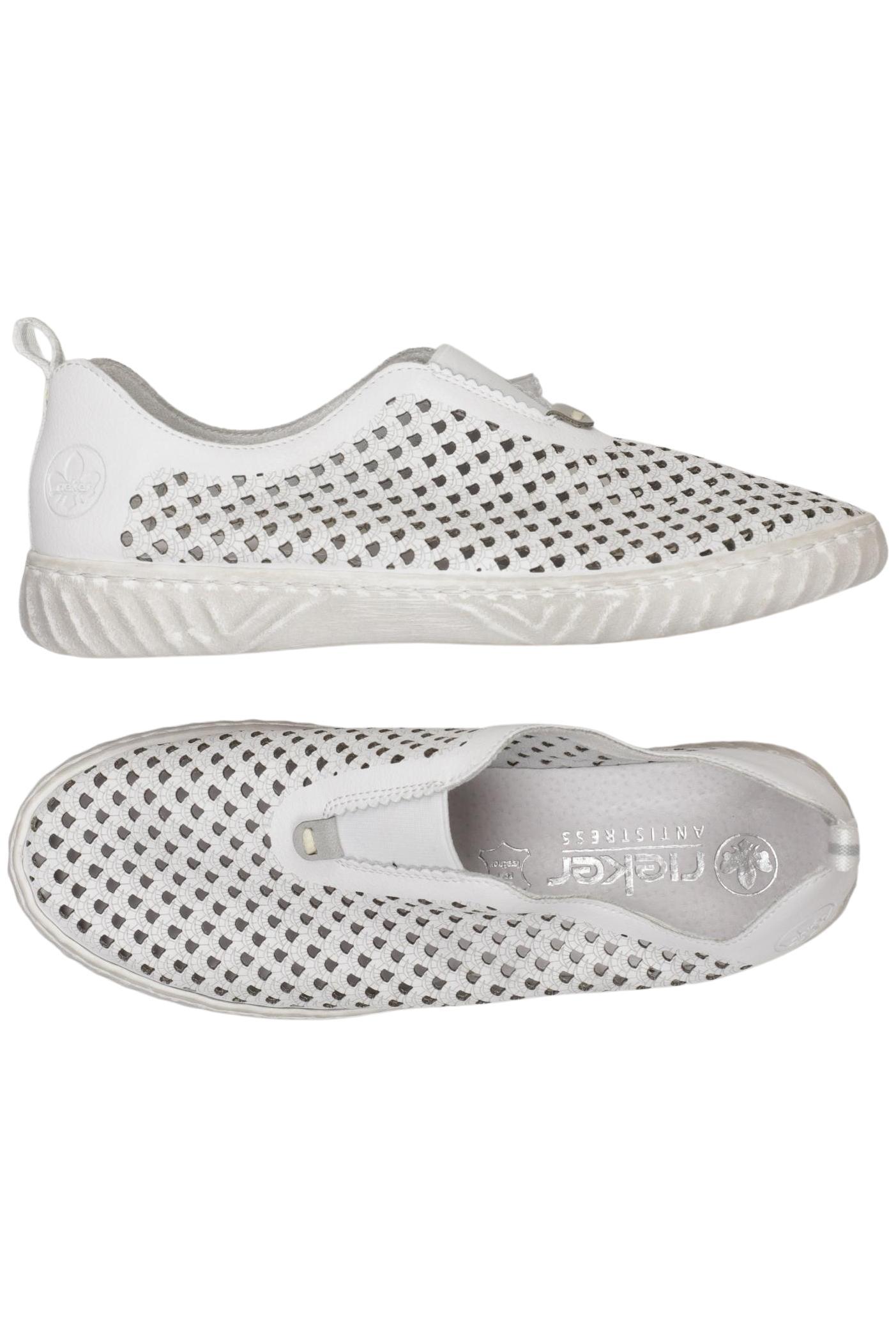 

Rieker Damen Halbschuh, weiß, Gr. 38