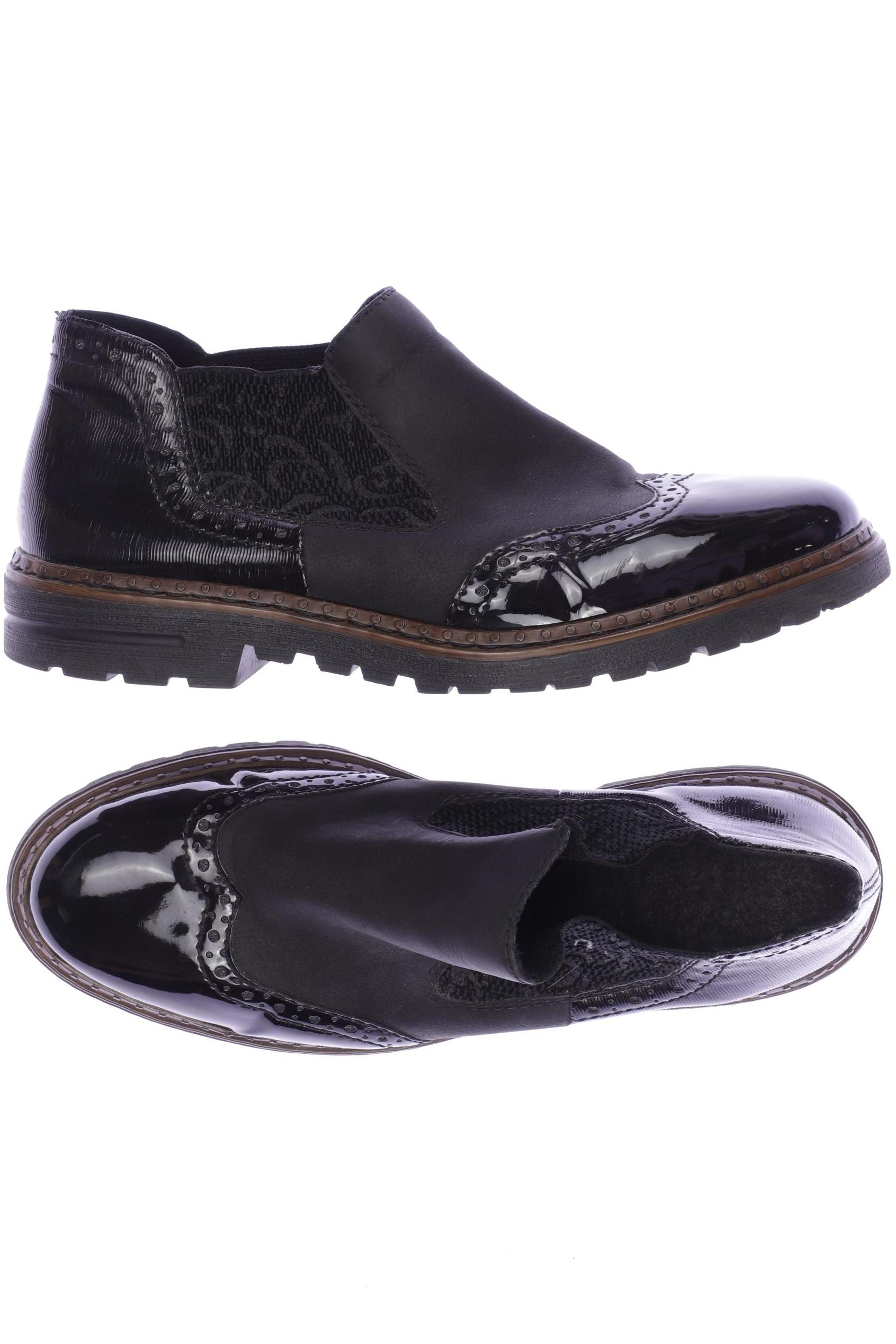 

Rieker Damen Halbschuh, schwarz, Gr. 39