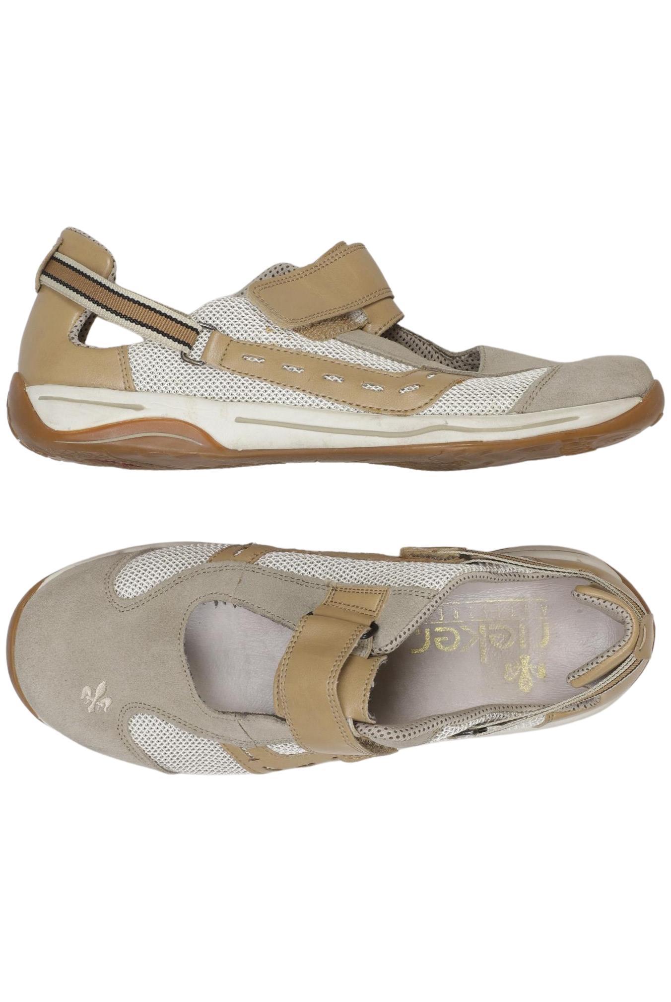 

Rieker Damen Halbschuh, beige, Gr. 36
