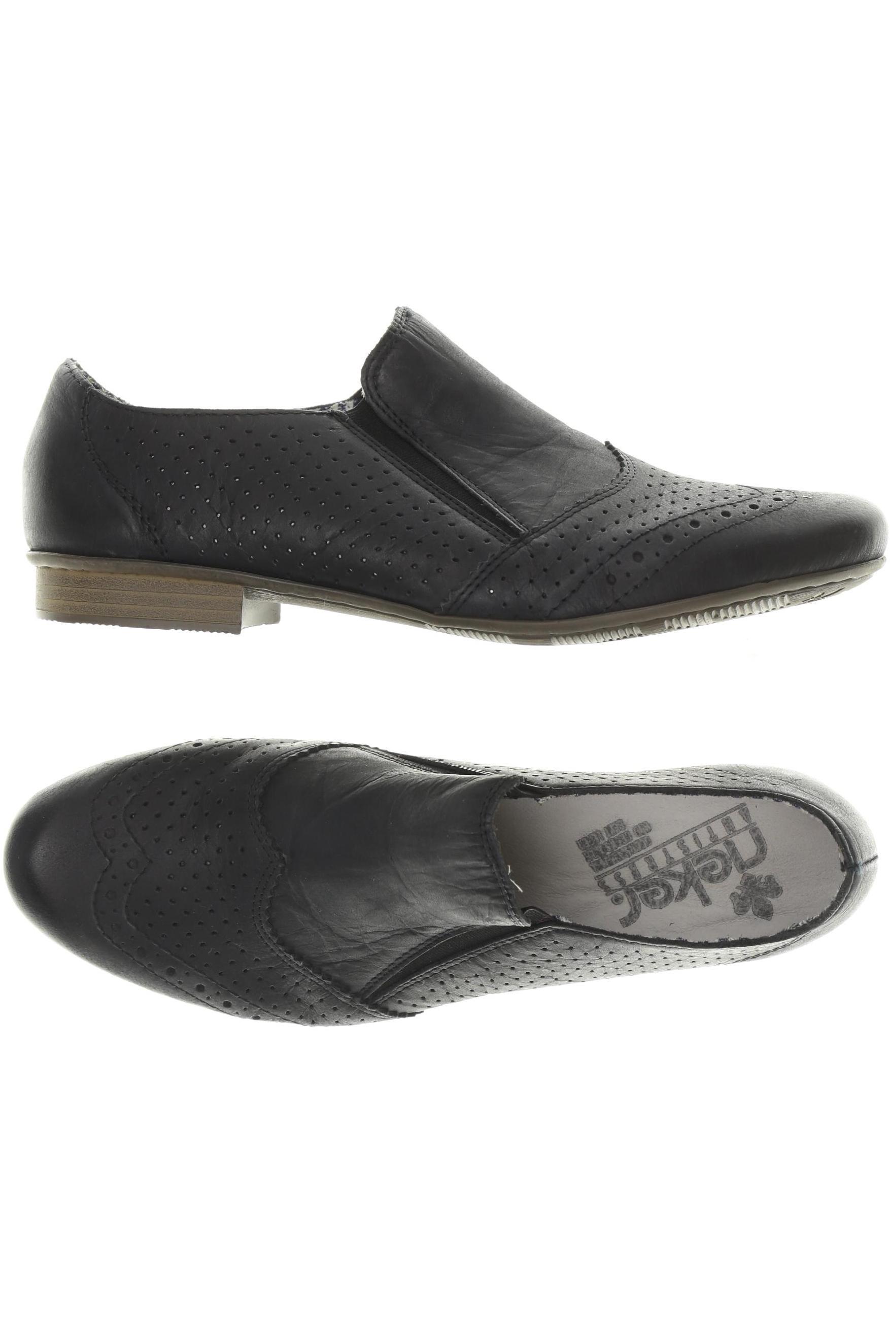 

Rieker Damen Halbschuh, blau, Gr. 40