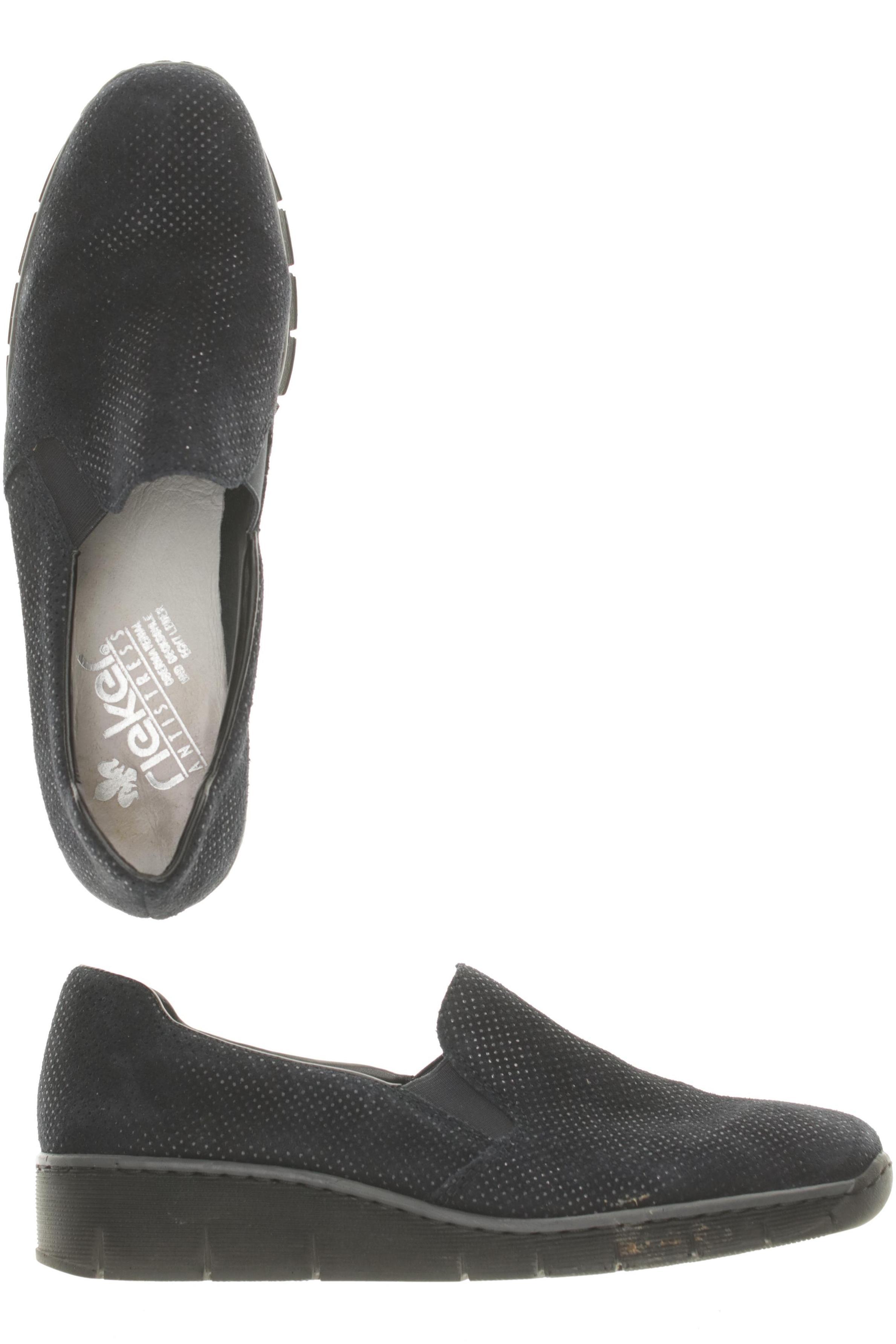 

Rieker Damen Halbschuh, blau, Gr. 42