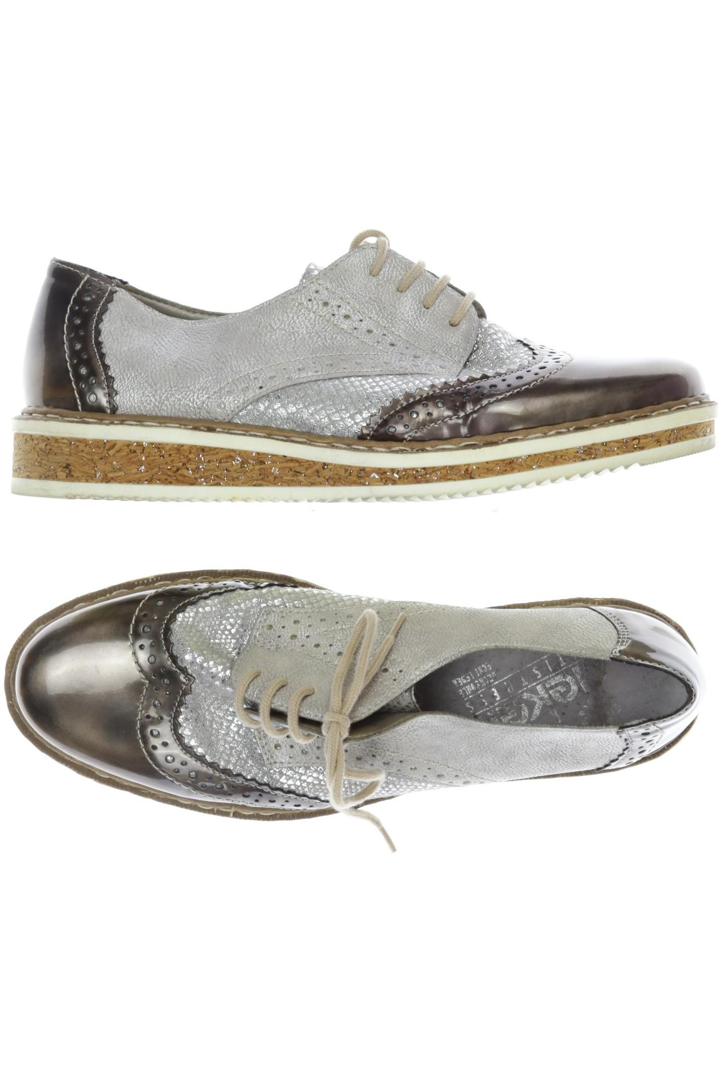 

Rieker Damen Halbschuh, grau, Gr. 37