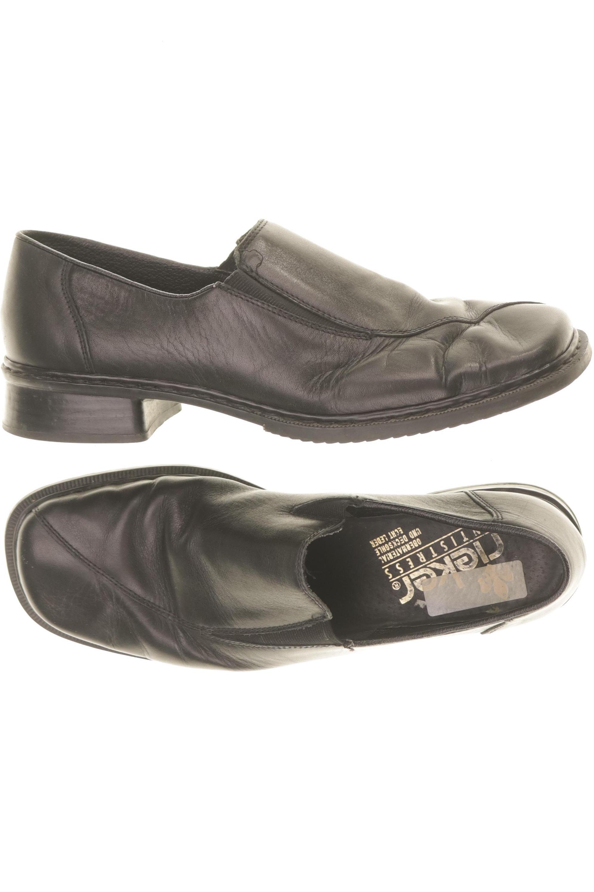 

Rieker Damen Halbschuh, schwarz, Gr. 38