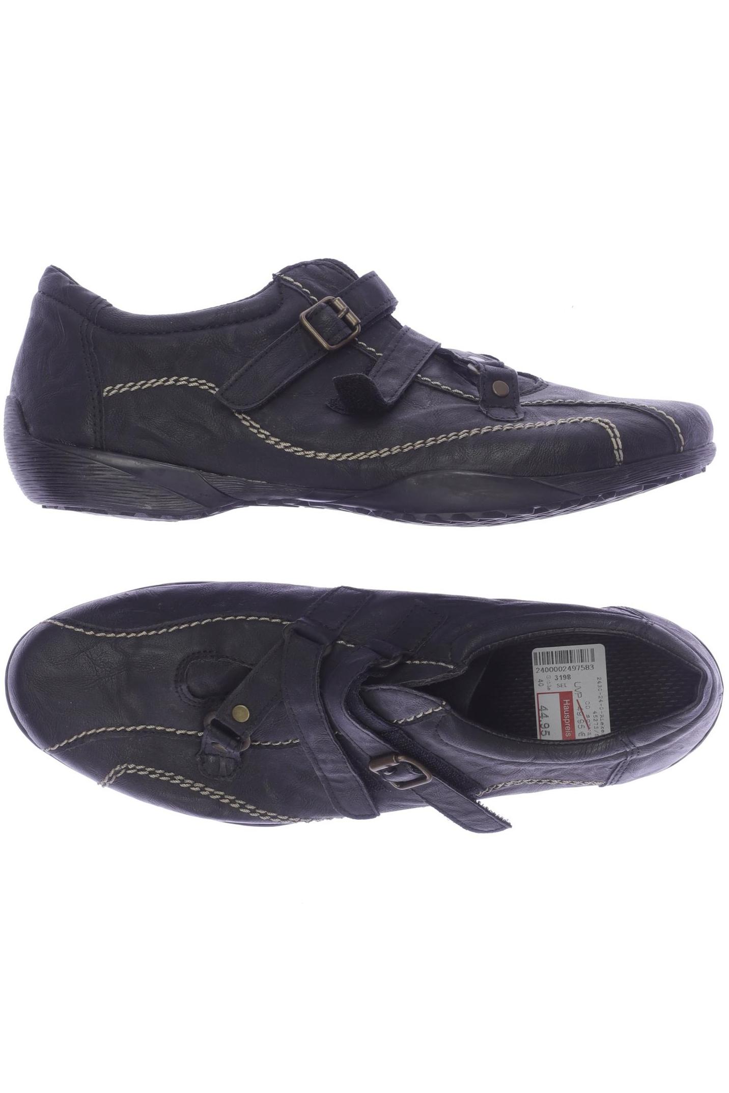

Rieker Damen Halbschuh, schwarz, Gr. 40