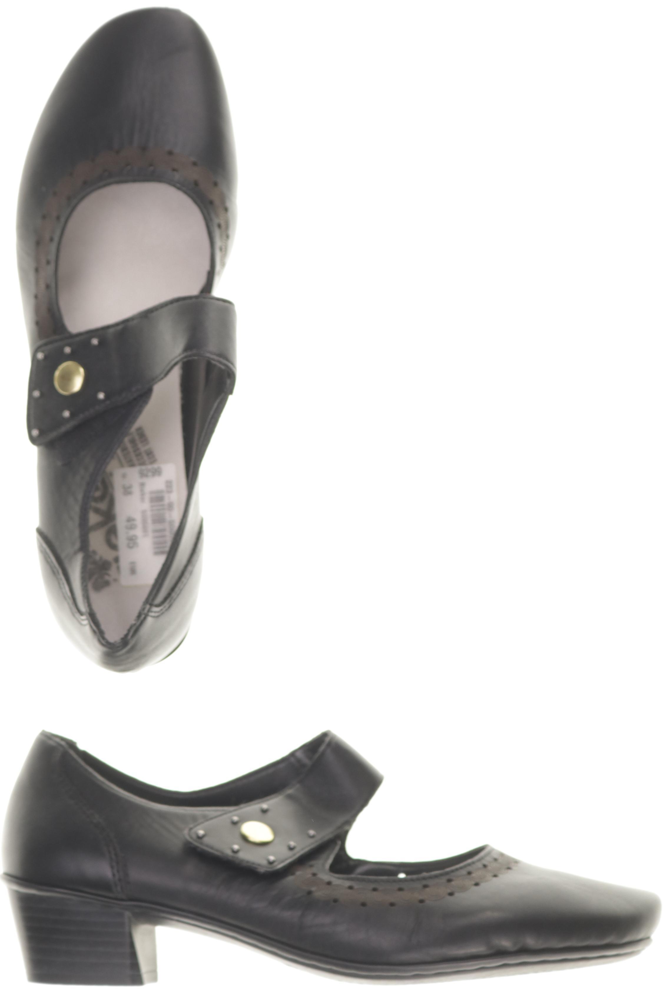 

Rieker Damen Halbschuh, schwarz, Gr. 38
