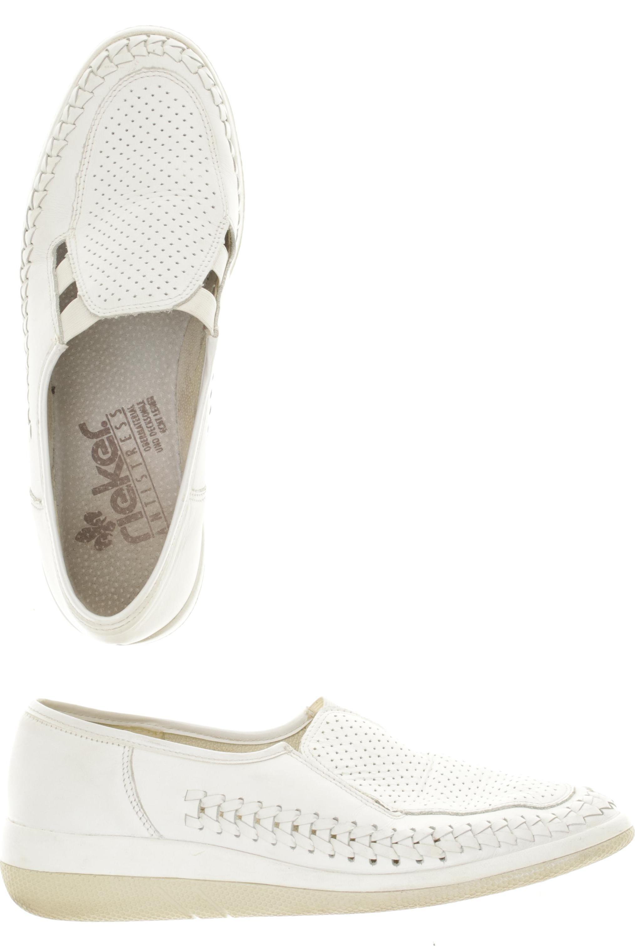 

Rieker Damen Halbschuh, weiß, Gr. 5