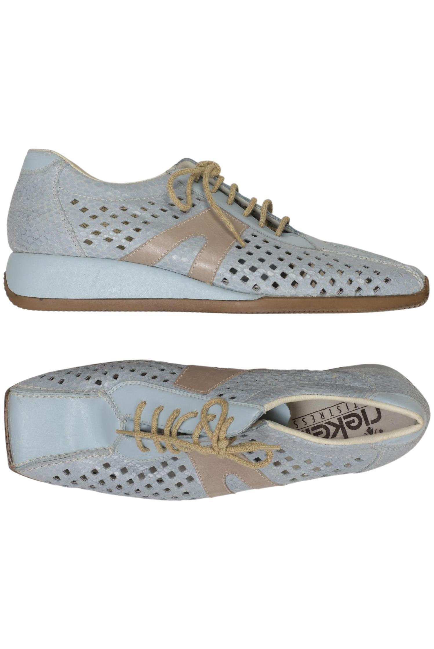 

Rieker Damen Halbschuh, hellblau, Gr. 38
