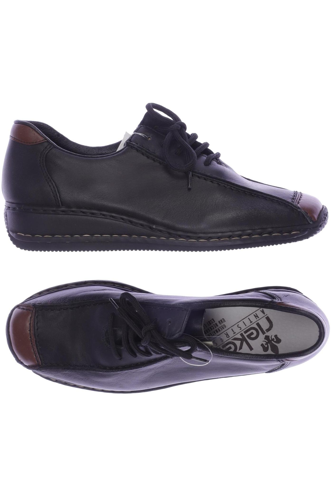 

Rieker Damen Halbschuh, schwarz, Gr. 37