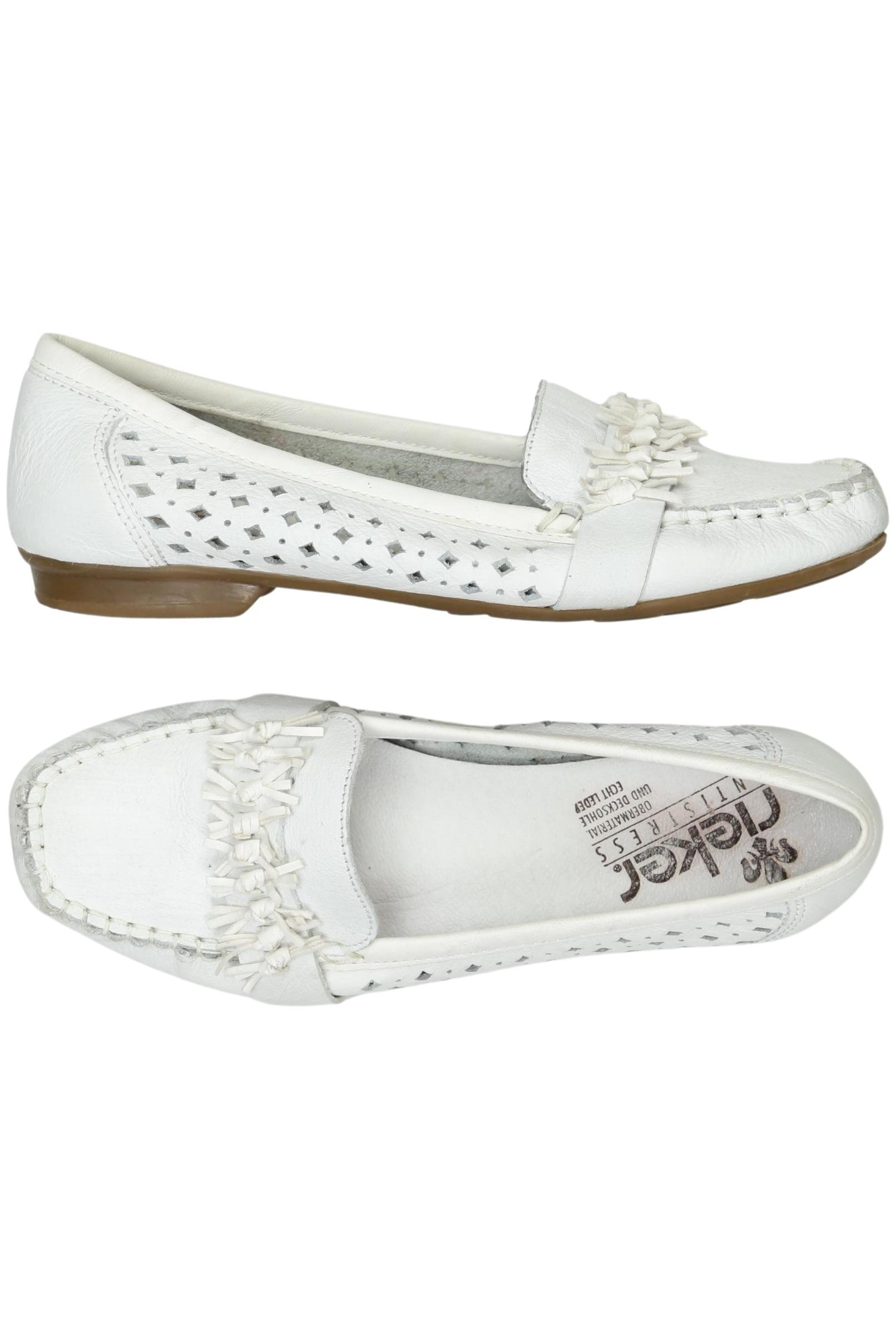 

Rieker Damen Halbschuh, weiß, Gr. 37