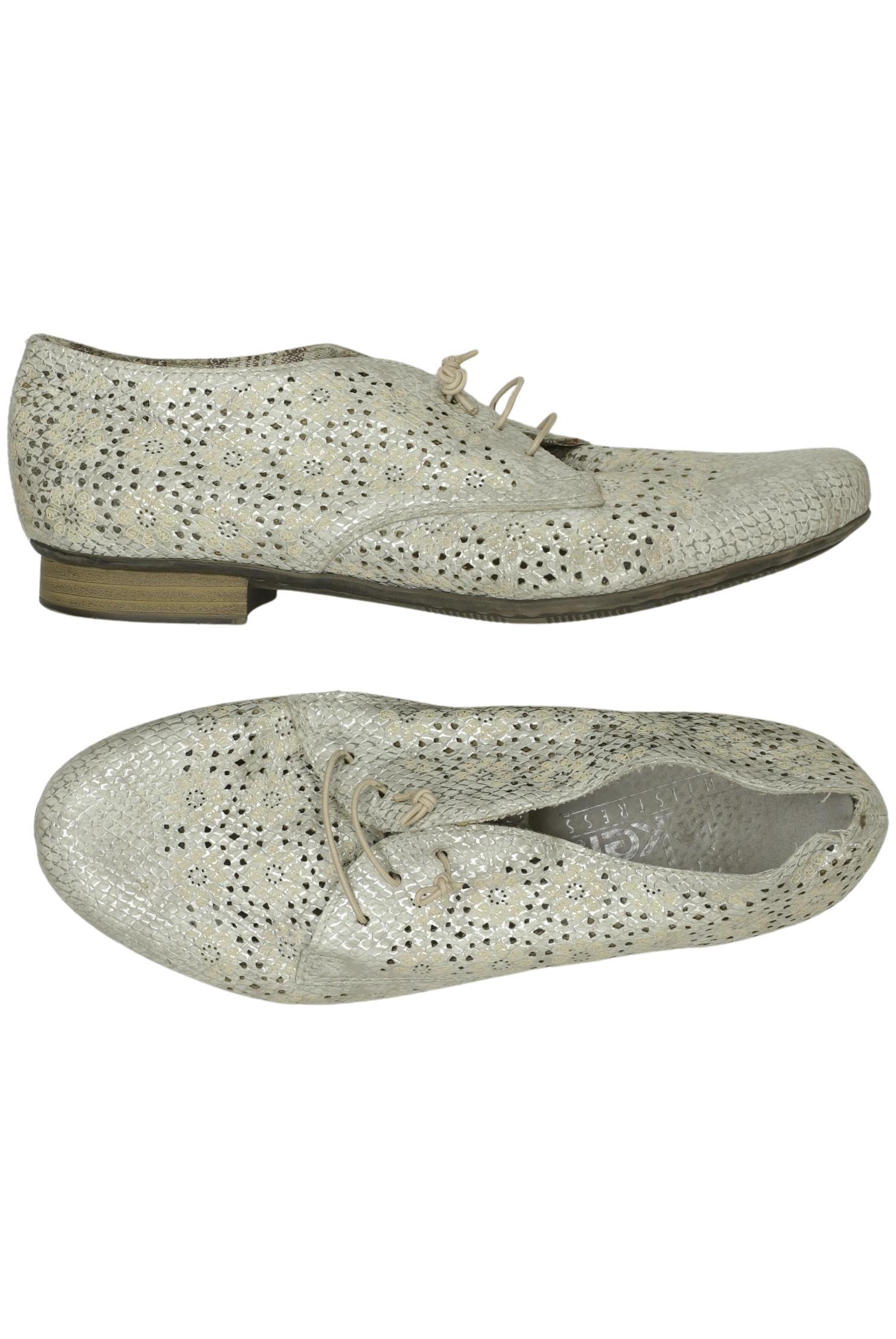 

Rieker Damen Halbschuh, silber, Gr. 38