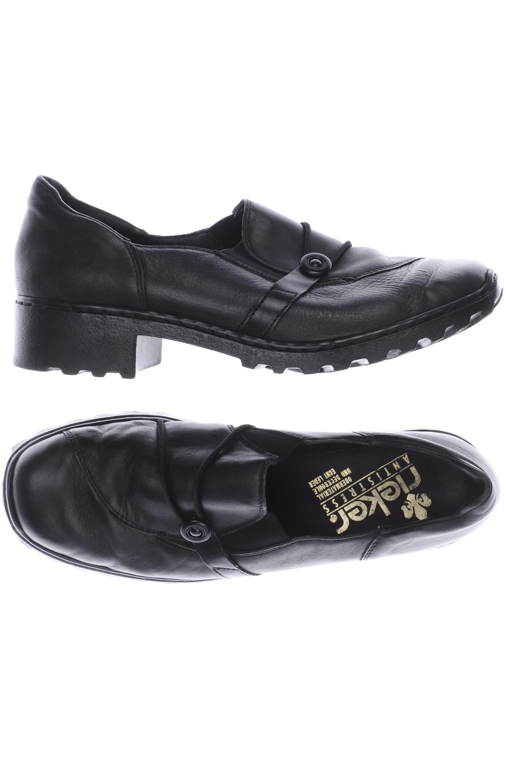 

Rieker Damen Halbschuh, schwarz, Gr. 39