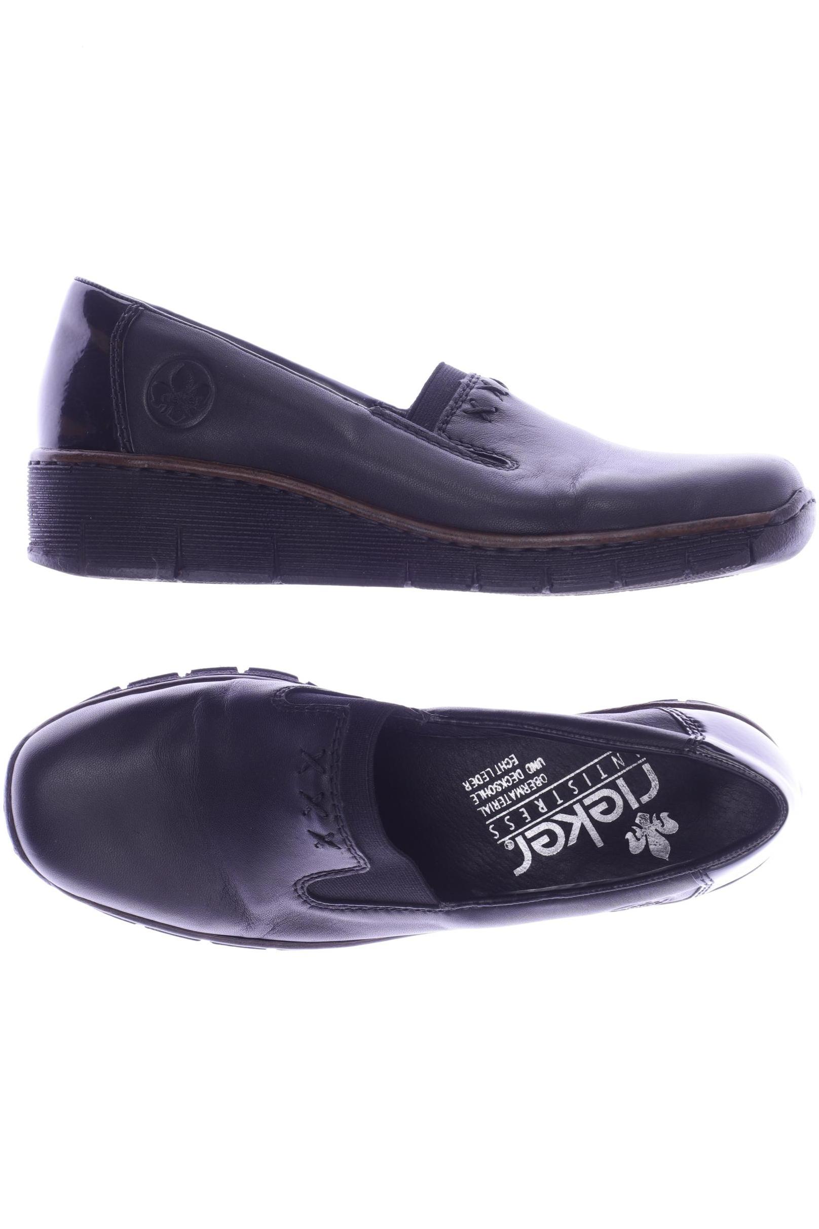 

Rieker Damen Halbschuh, schwarz, Gr. 36