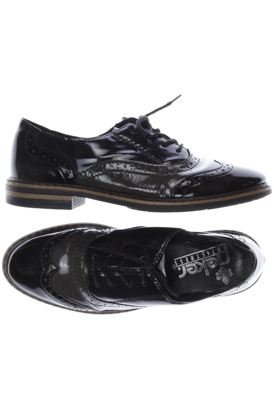 

Rieker Damen Halbschuh, schwarz, Gr. 36