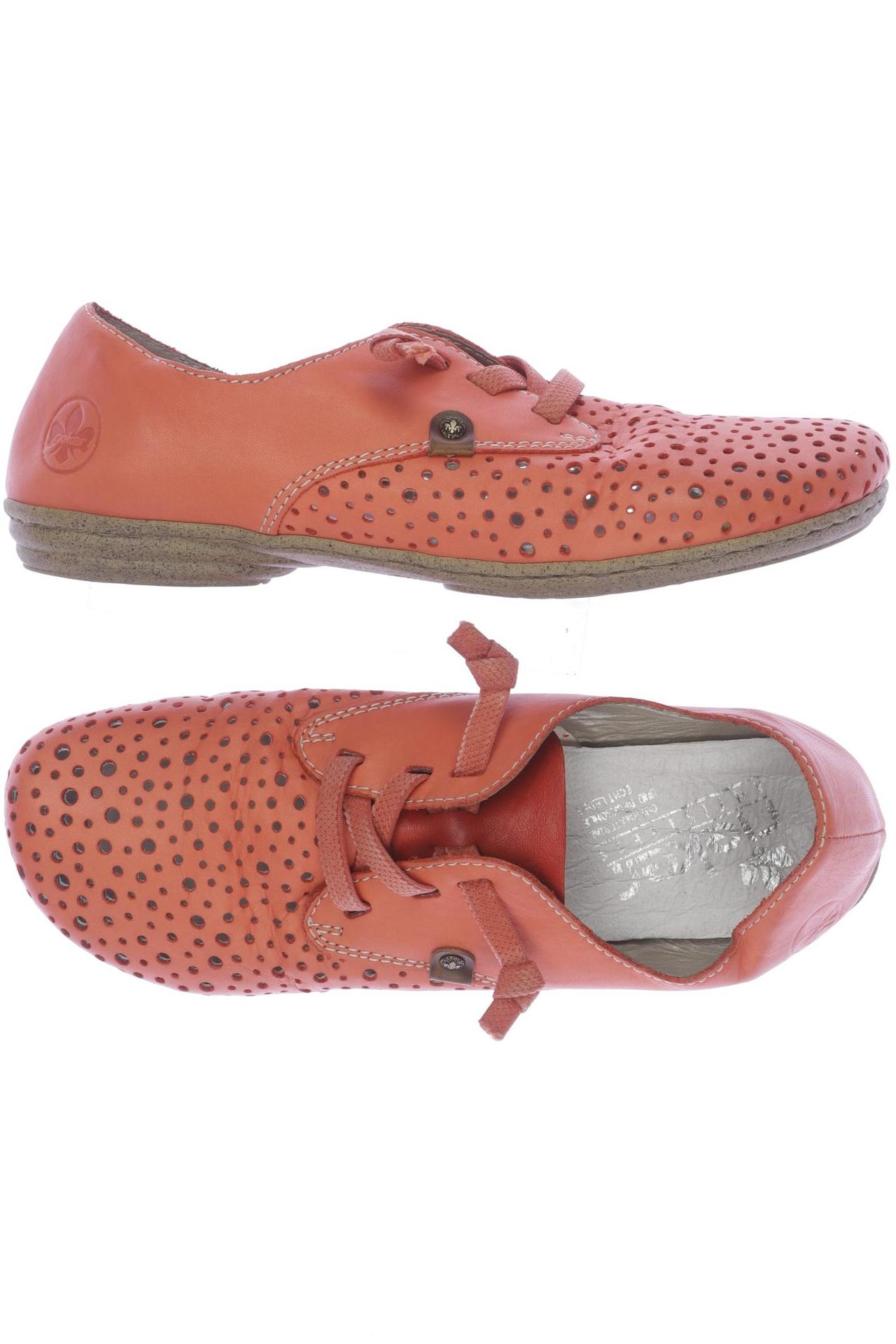 

Rieker Damen Halbschuh, rot, Gr. 39
