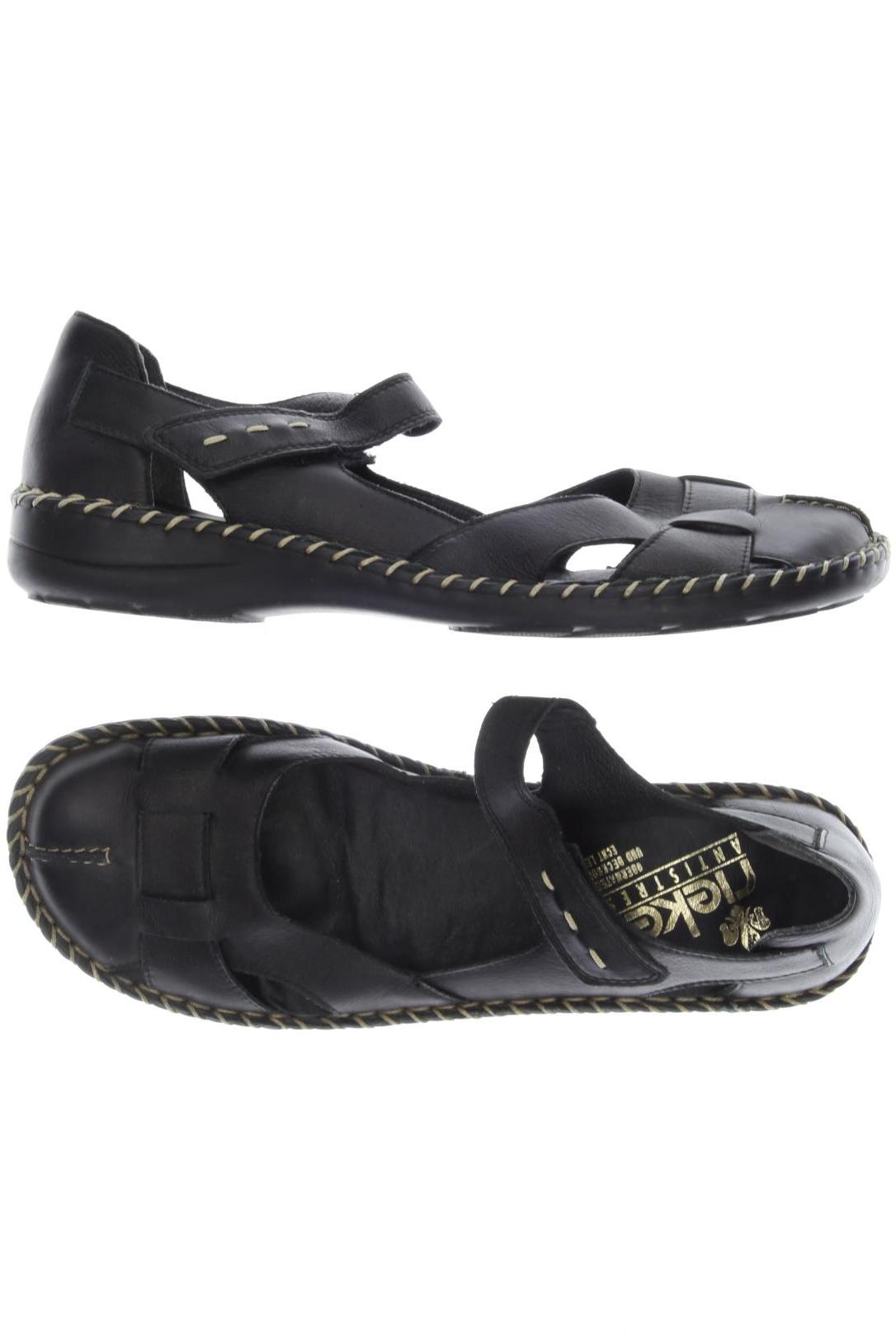

Rieker Damen Halbschuh, schwarz, Gr. 41