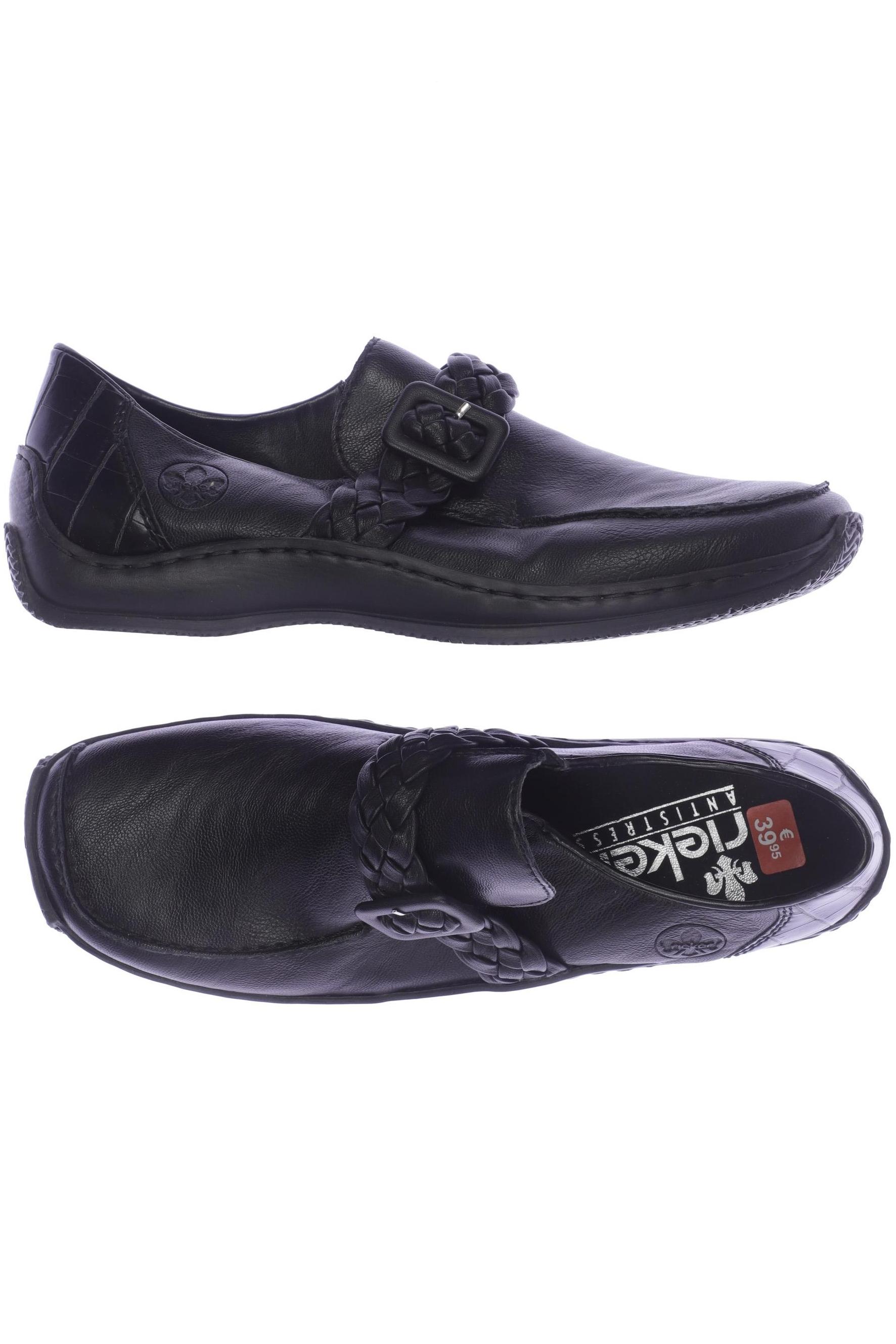 

Rieker Damen Halbschuh, schwarz, Gr. 39