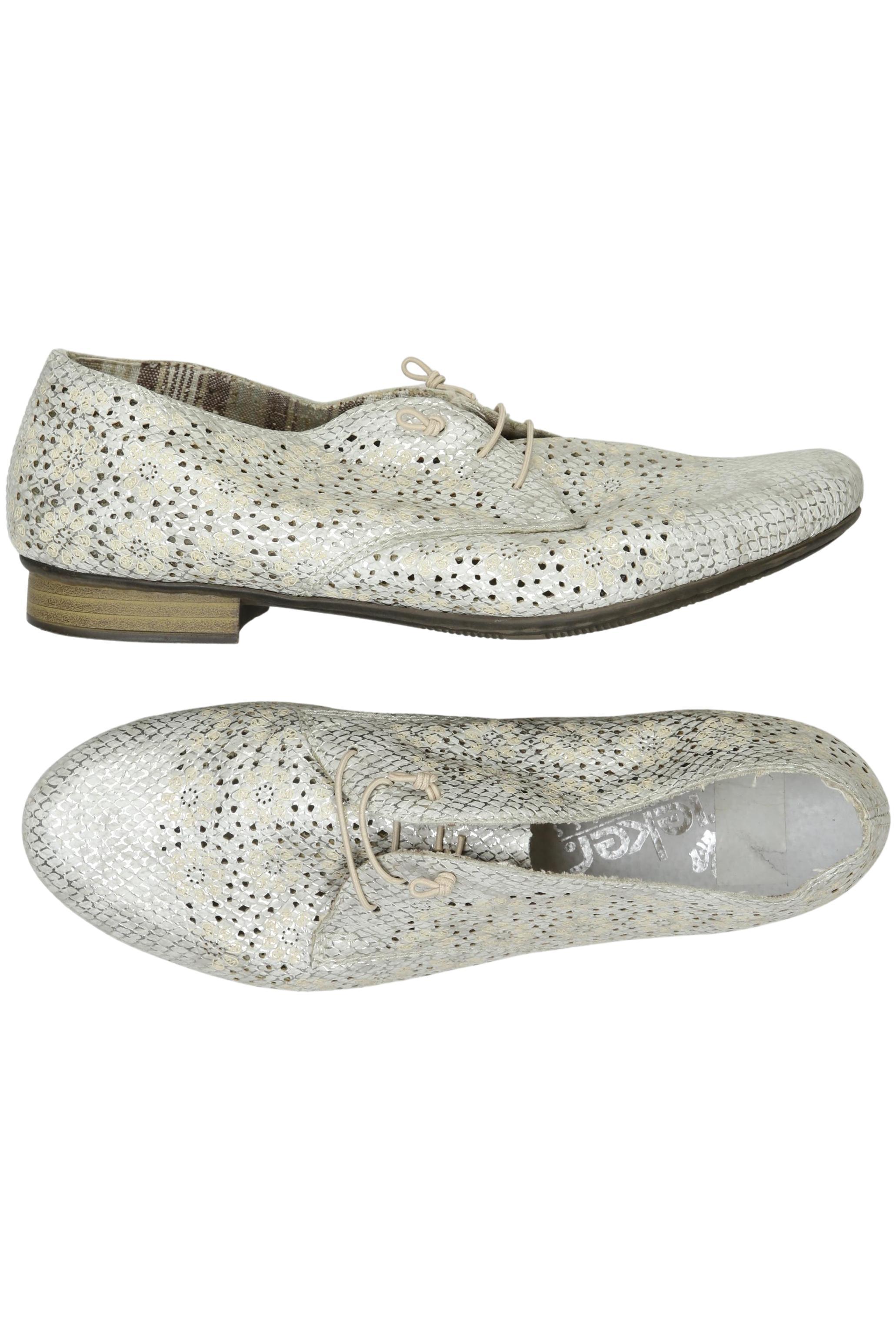 

Rieker Damen Halbschuh, silber, Gr. 38