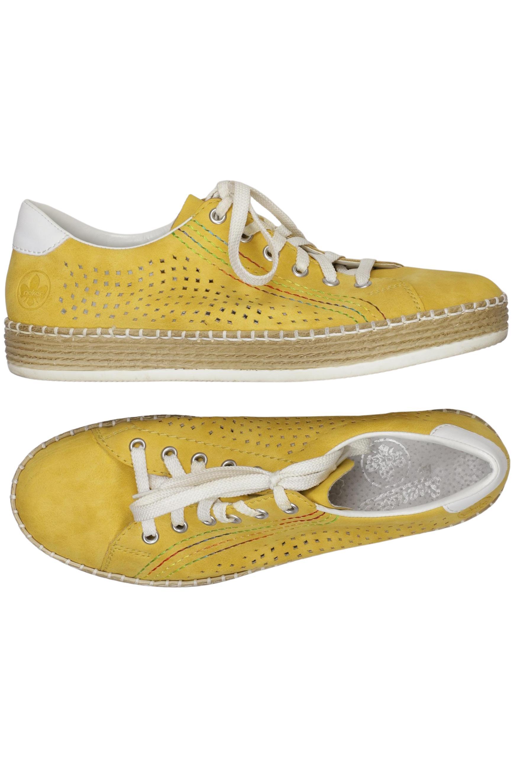 

Rieker Damen Halbschuh, gelb, Gr. 41