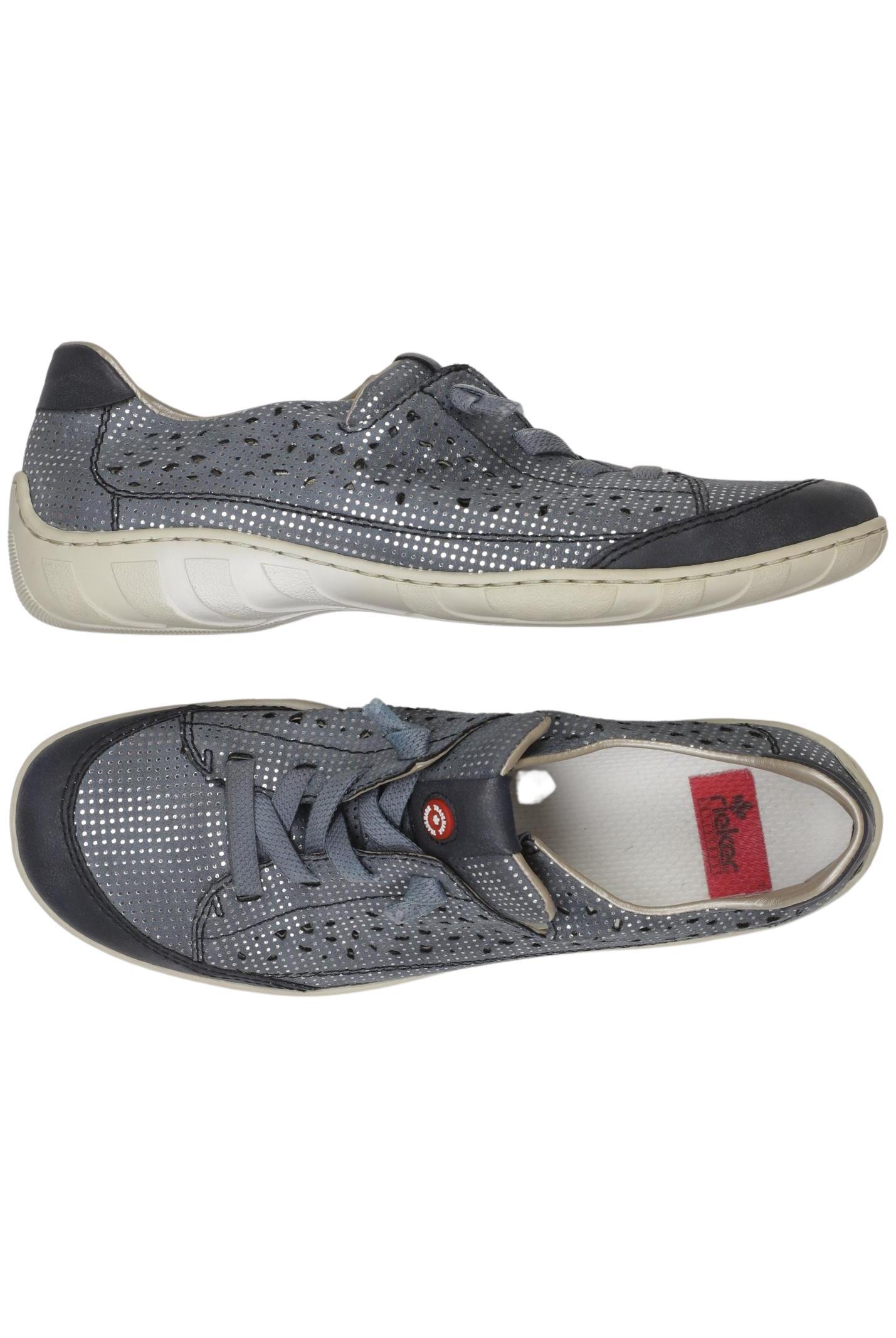 

Rieker Damen Halbschuh, blau, Gr. 39