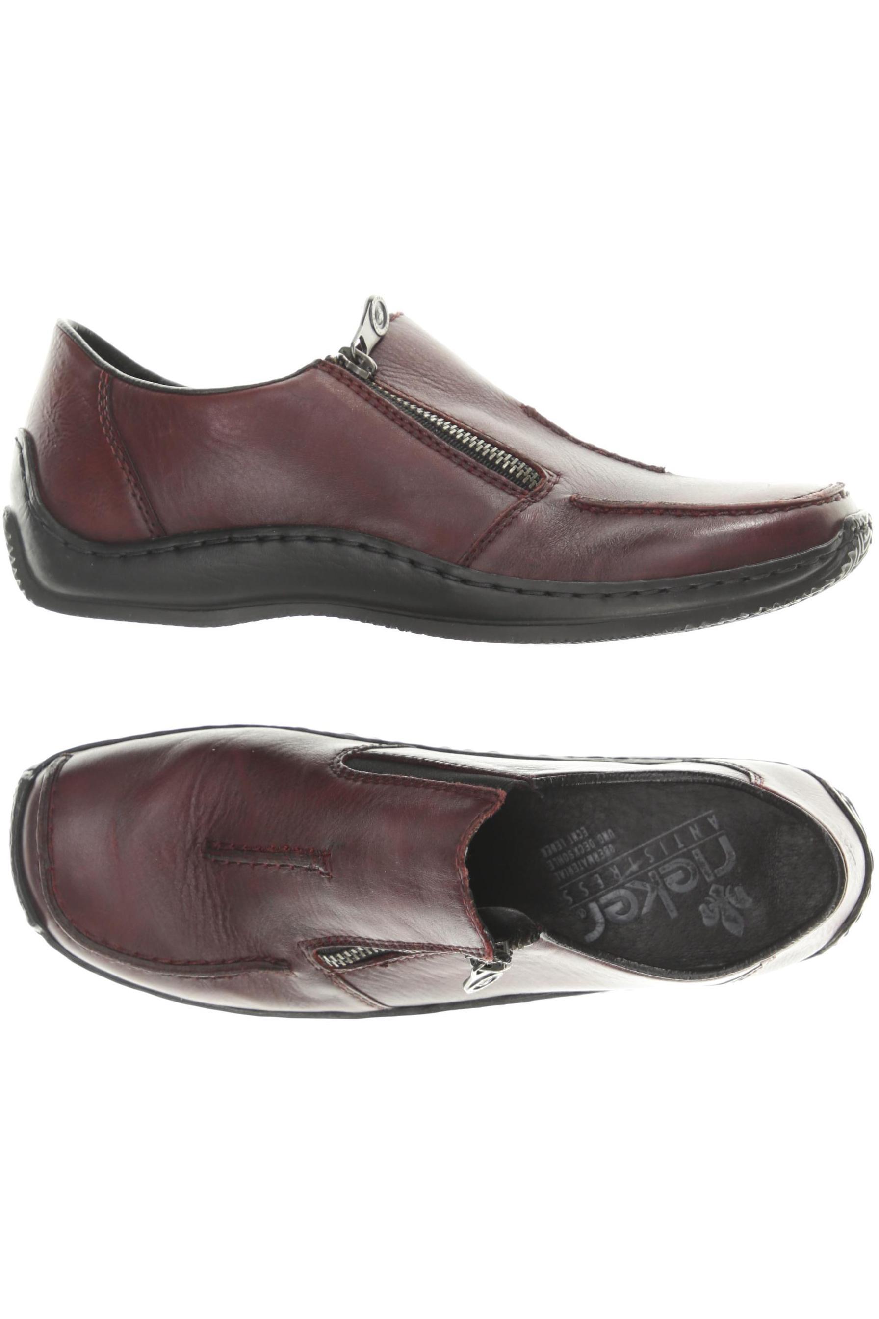 

Rieker Damen Halbschuh, rot, Gr. 38