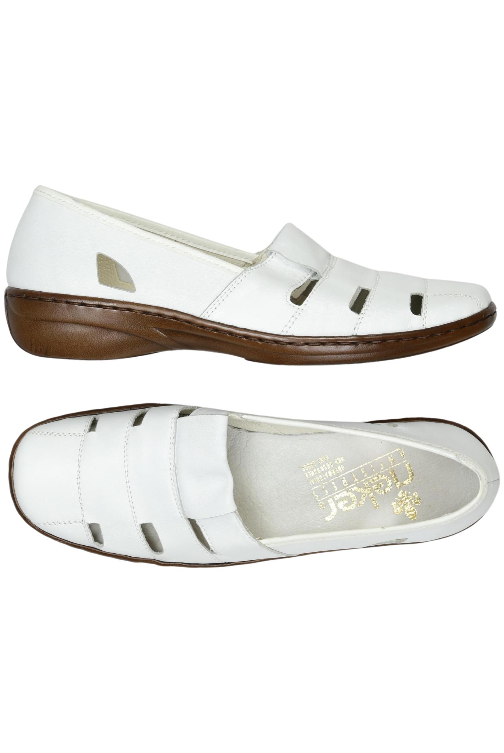 

Rieker Damen Halbschuh, weiß, Gr. 37