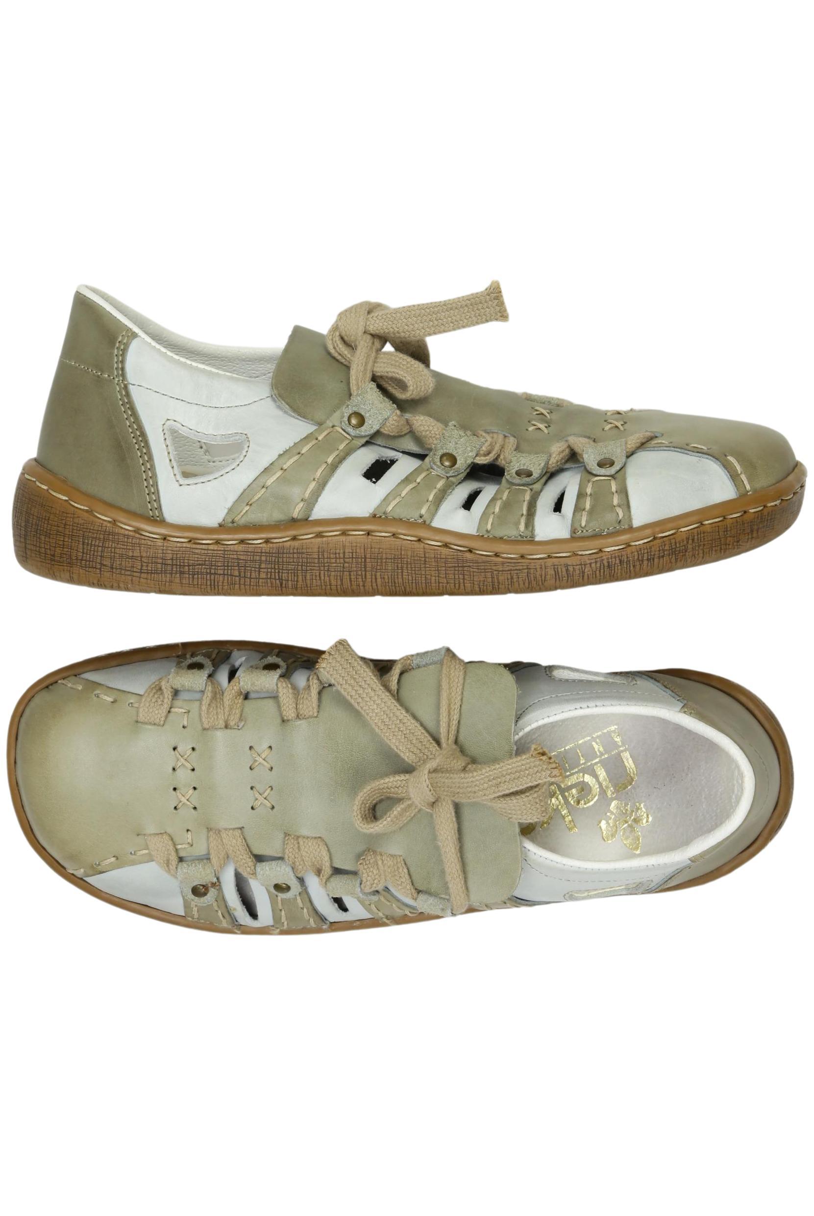 

Rieker Damen Halbschuh, beige, Gr. 35