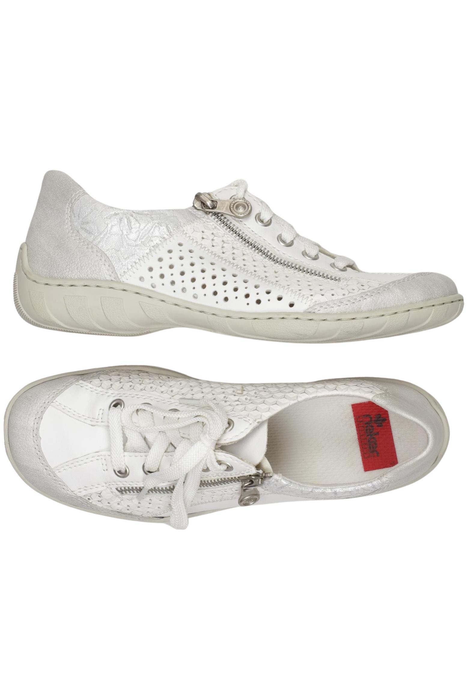 

Rieker Damen Halbschuh, weiß, Gr. 37