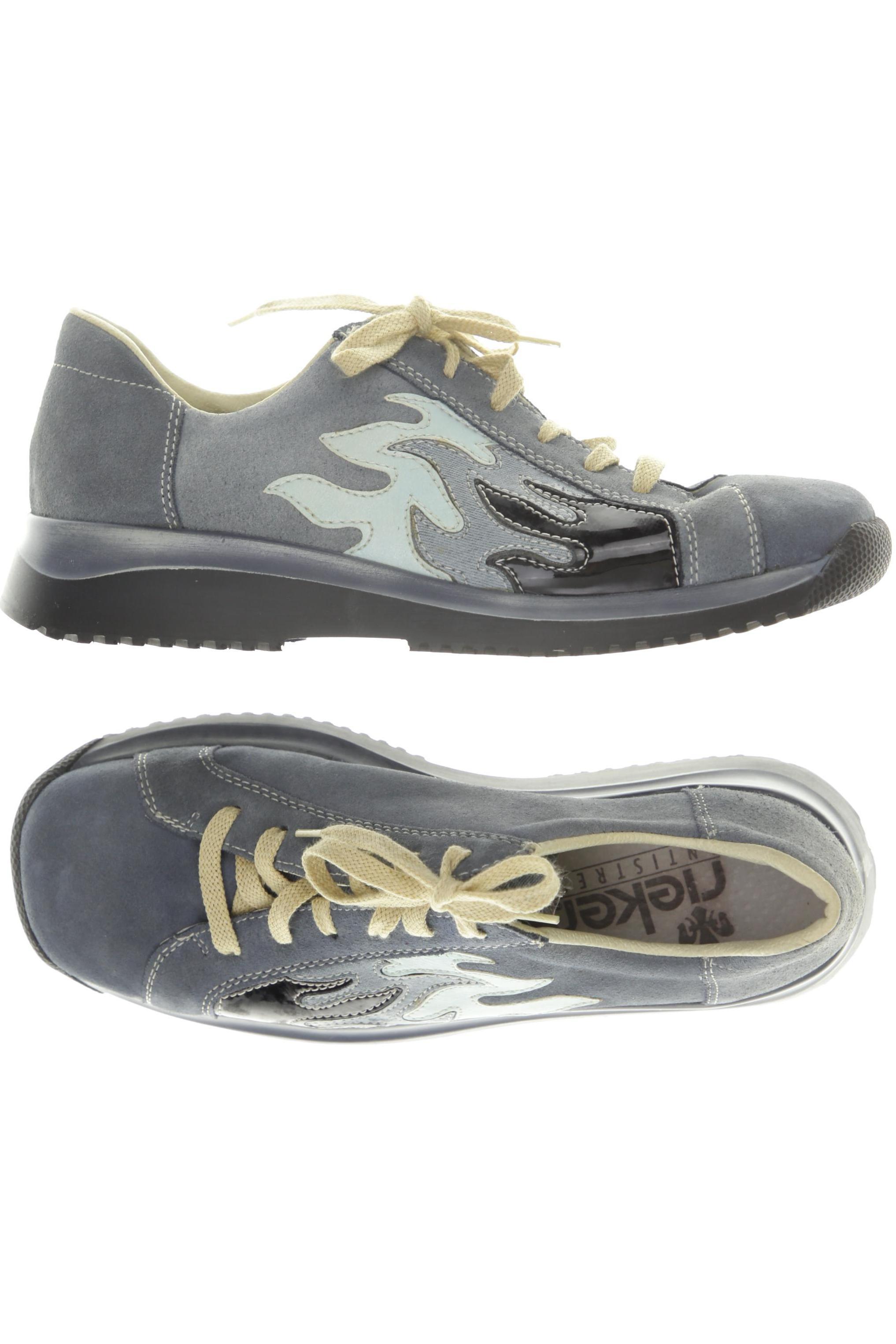 

Rieker Damen Halbschuh, blau, Gr. 37
