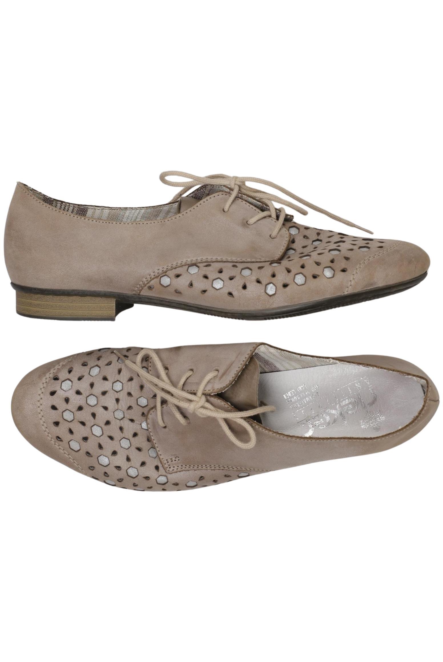 

Rieker Damen Halbschuh, beige, Gr. 39