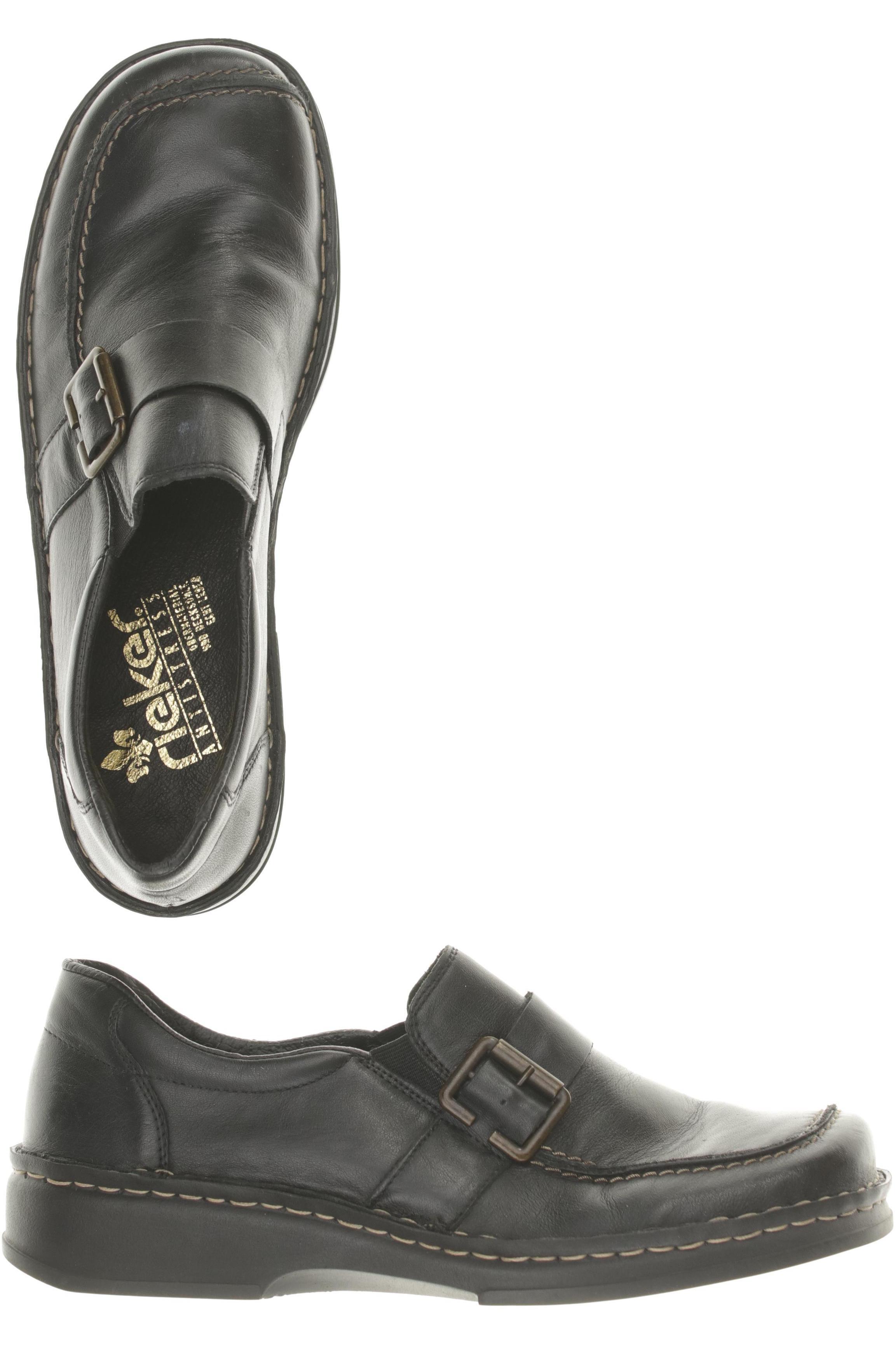 

Rieker Damen Halbschuh, schwarz, Gr. 39