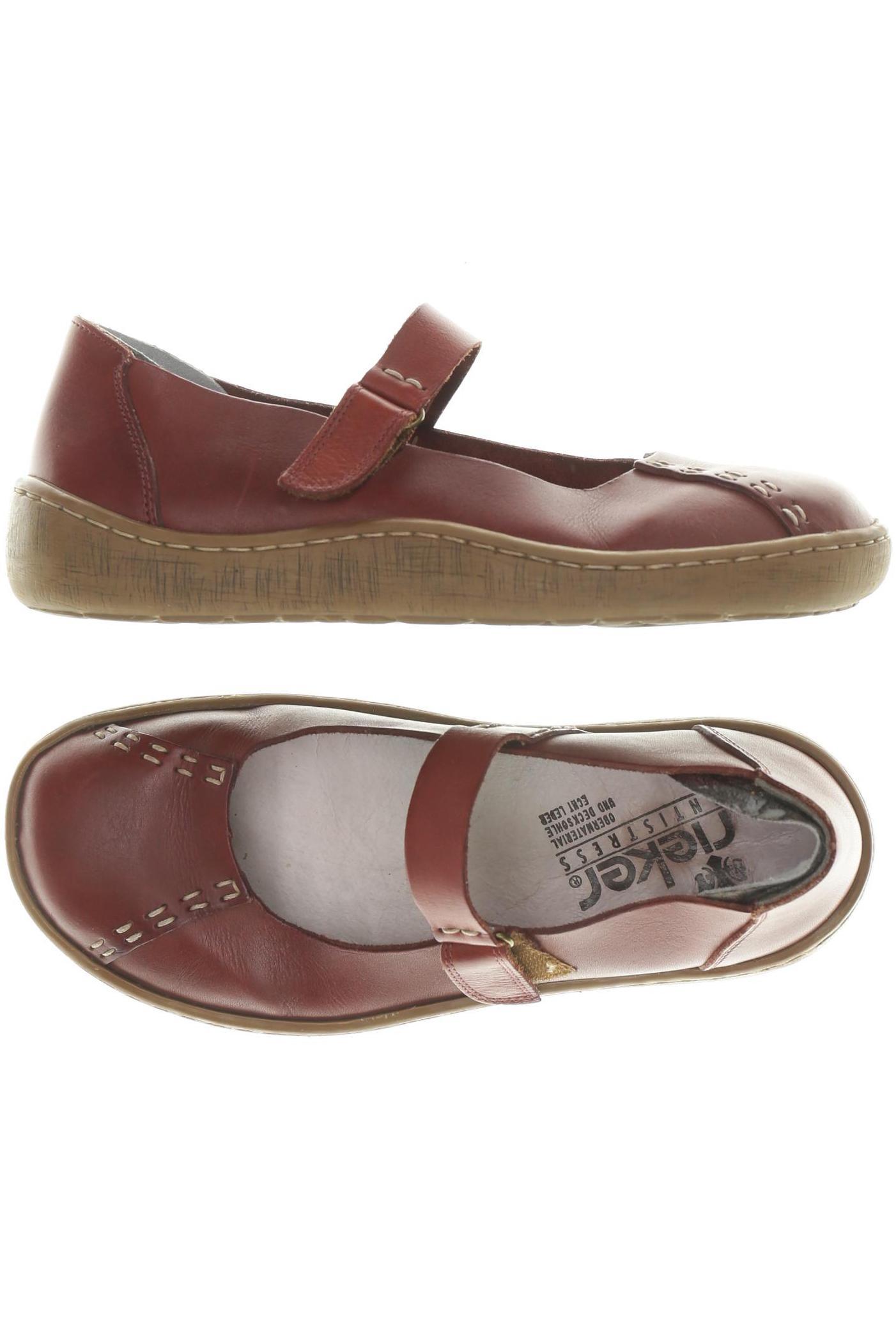 

Rieker Damen Halbschuh, rot, Gr. 38