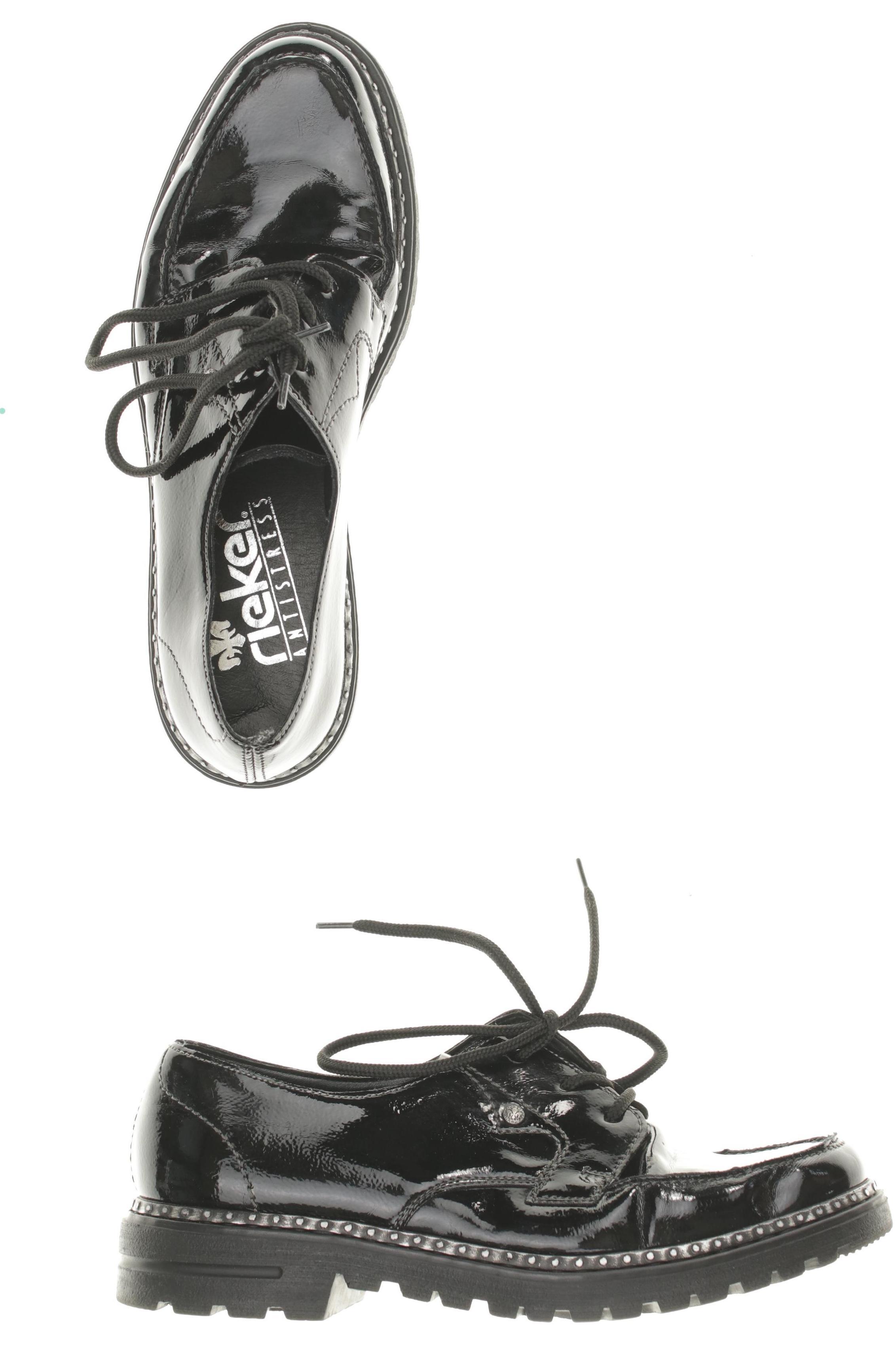 

Rieker Damen Halbschuh, schwarz, Gr. 36