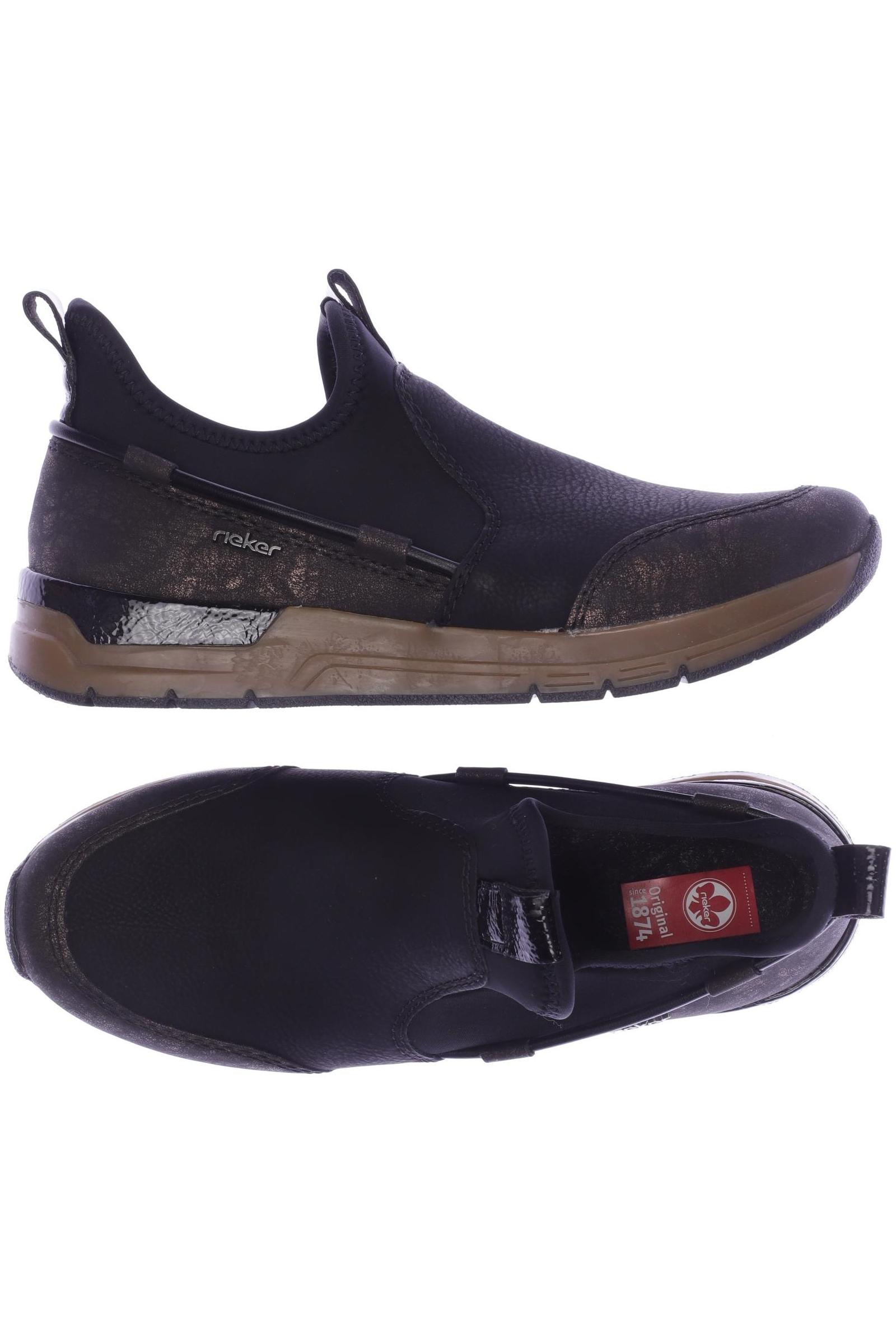 

Rieker Damen Halbschuh, schwarz, Gr. 38