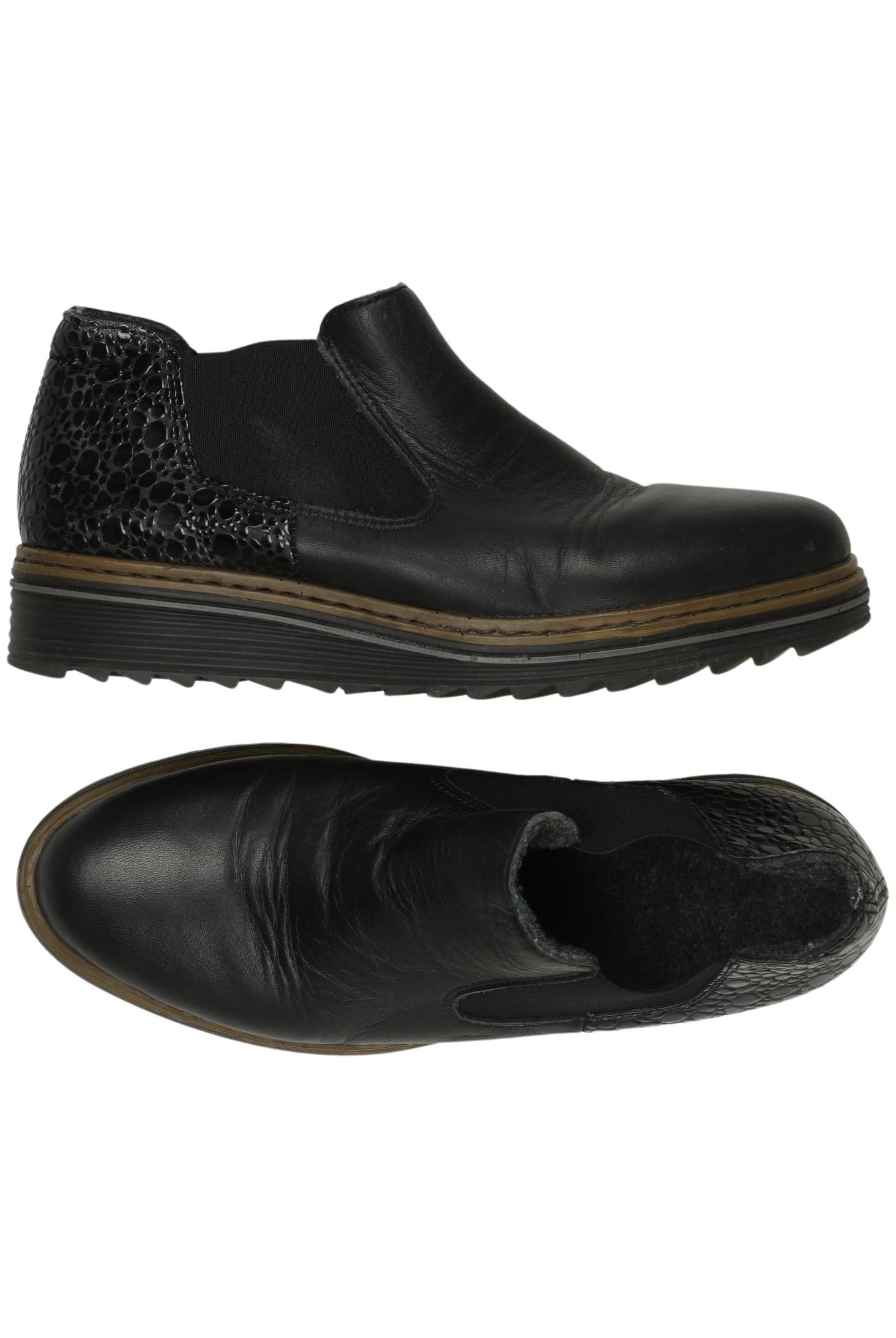 

Rieker Damen Halbschuh, schwarz, Gr. 36