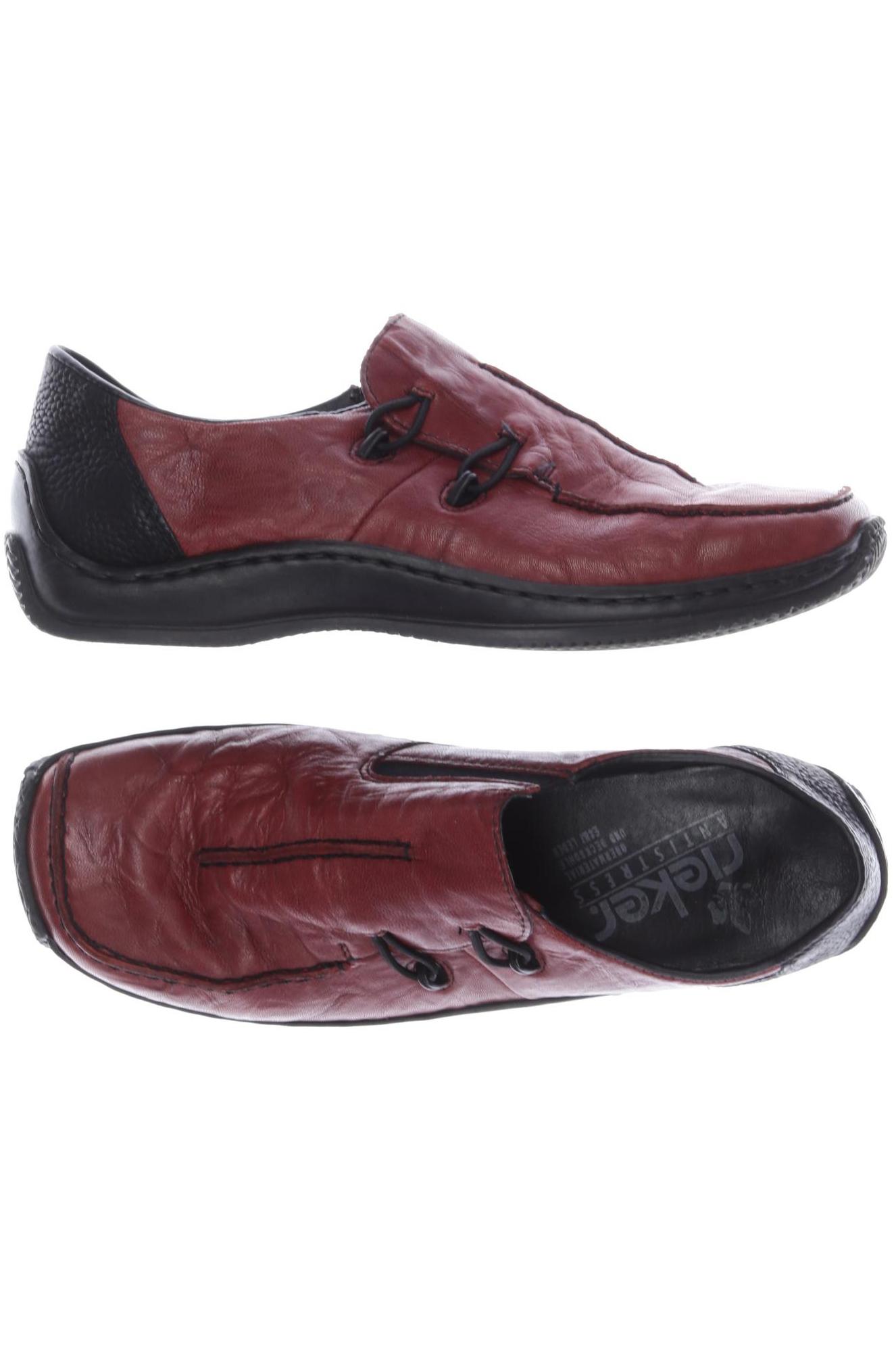 

Rieker Damen Halbschuh, bordeaux, Gr. 37