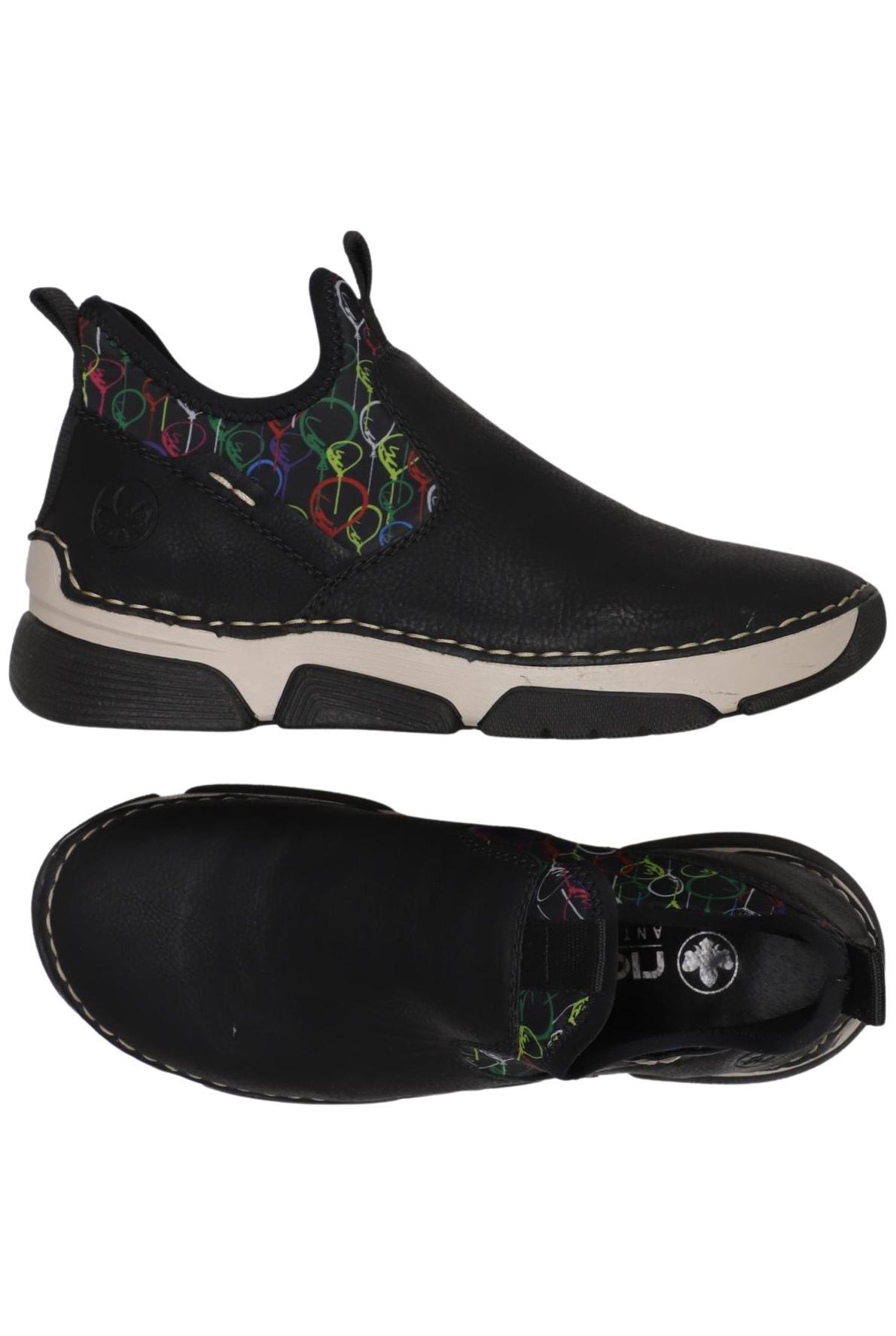 

Rieker Damen Halbschuh, schwarz, Gr. 38